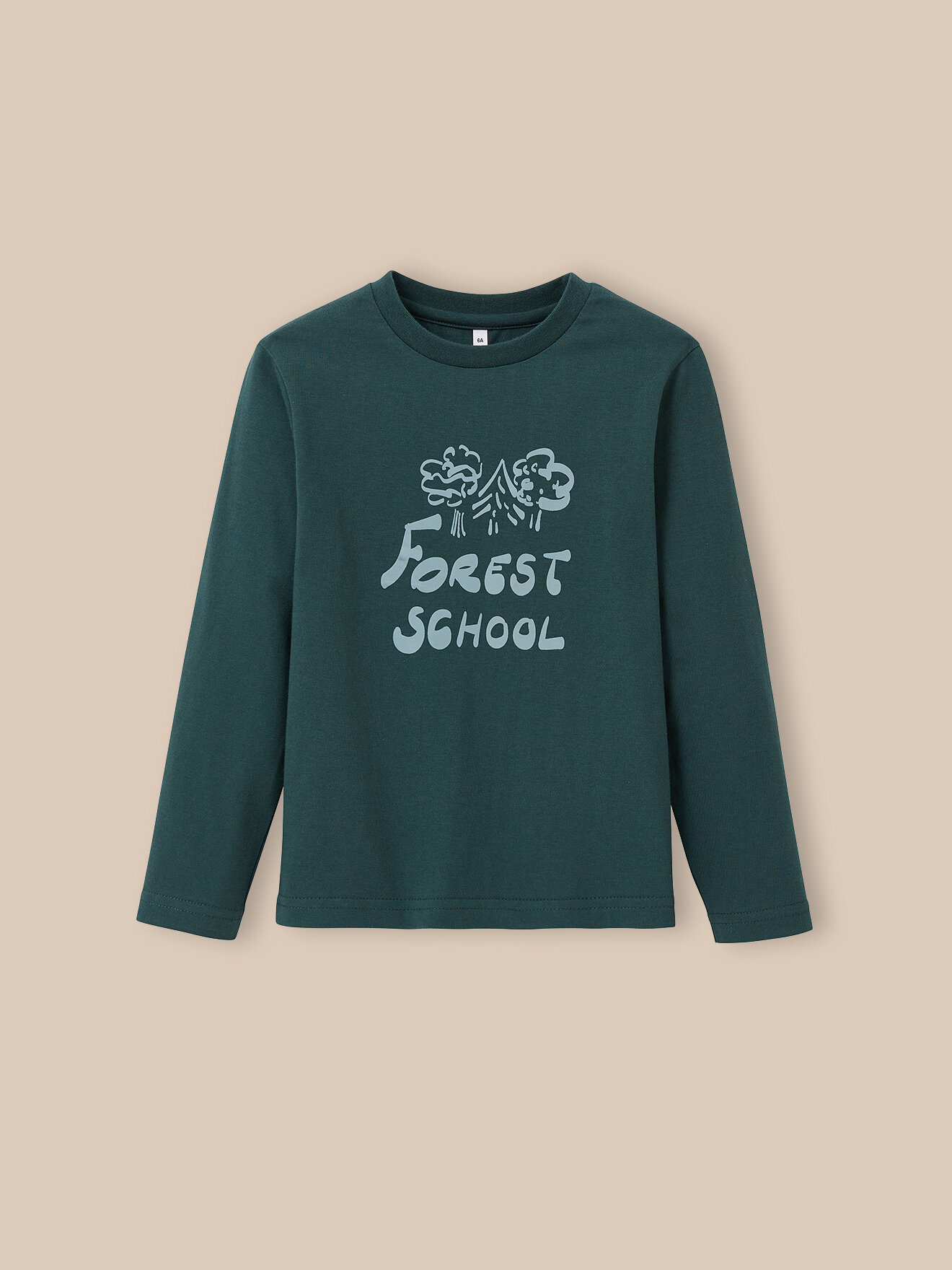 Organic cotton printed t-shirt CYRILLUS Green