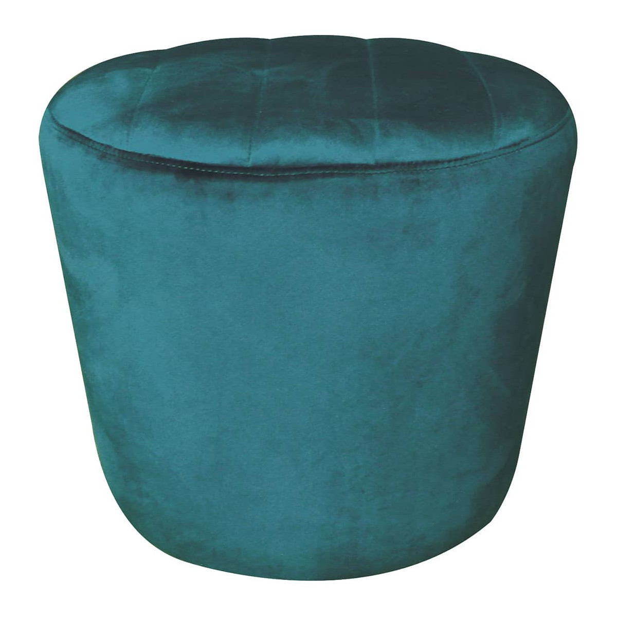 Emerald velvet Stockholm pouf BLANC D'IVOIRE Green