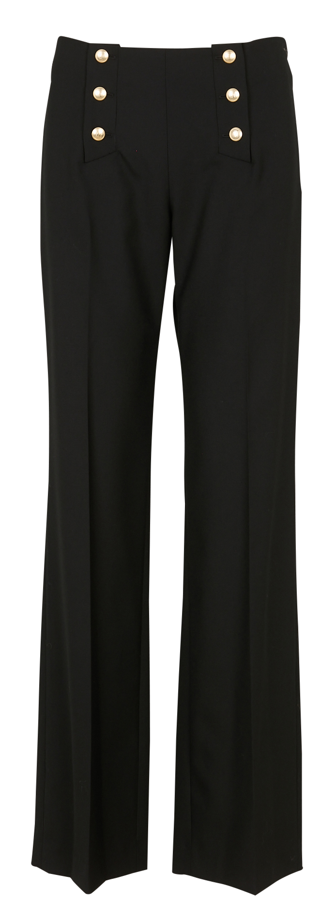 Pantalone con pince in lana TARA JARMON Nero