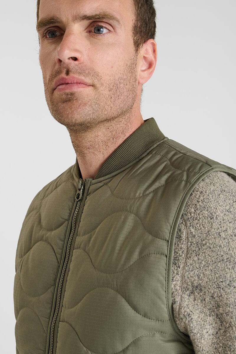Bodywarmer LE TEMPS DES CERISES Khaki