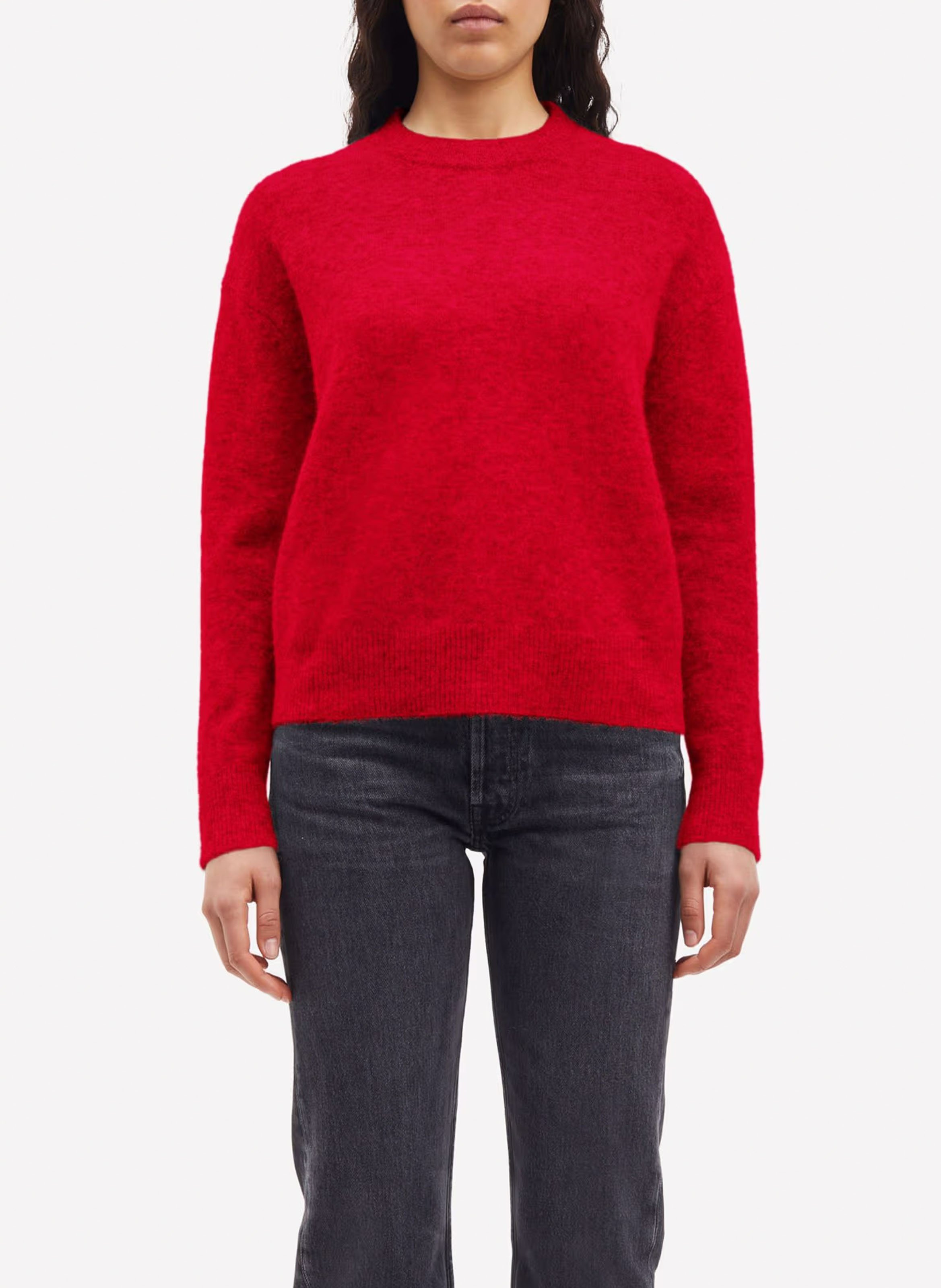 Pull col rond en laine mélangée SAMSOE SAMSOE