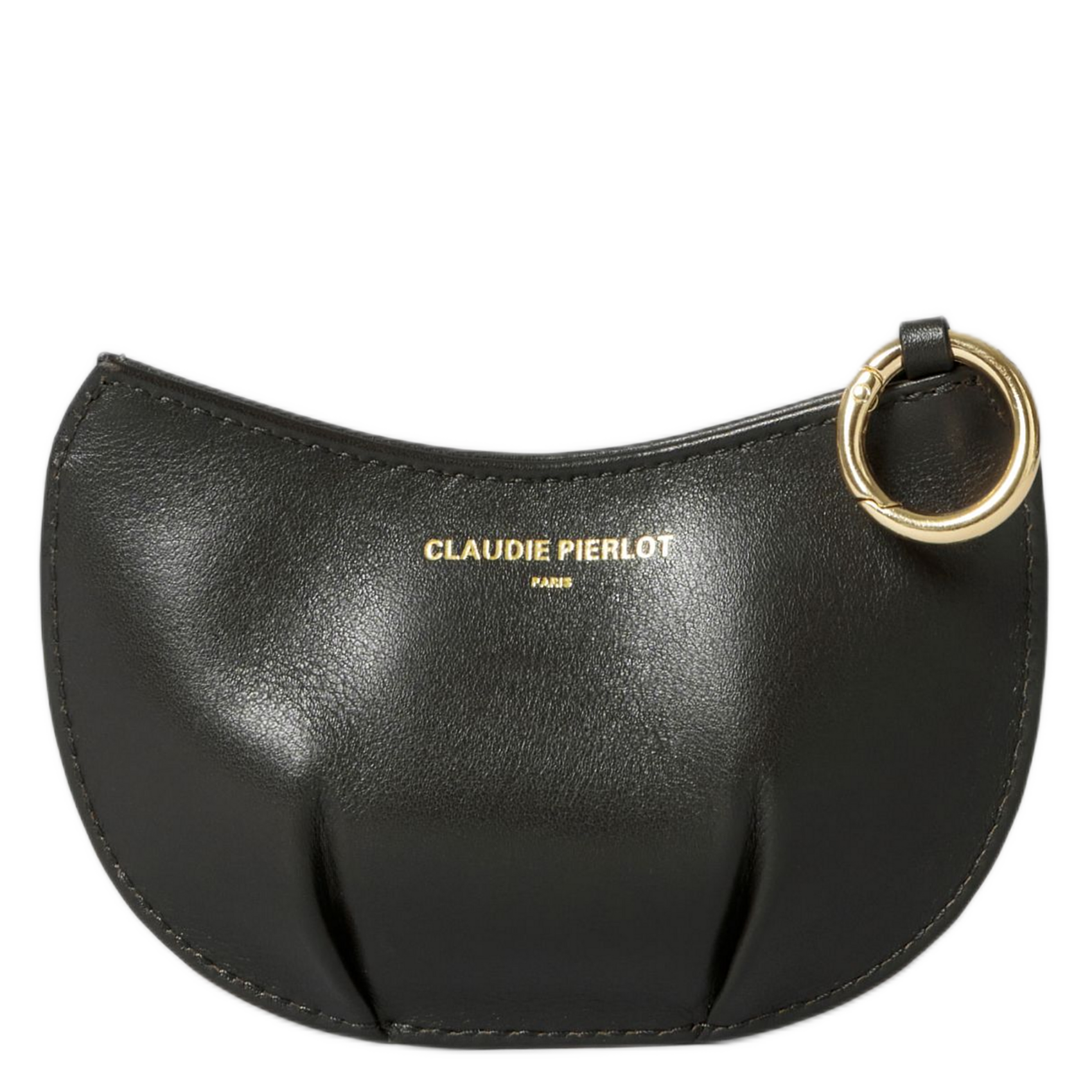 Porte-monnaie en cuir CLAUDIE PIERLOT Noir