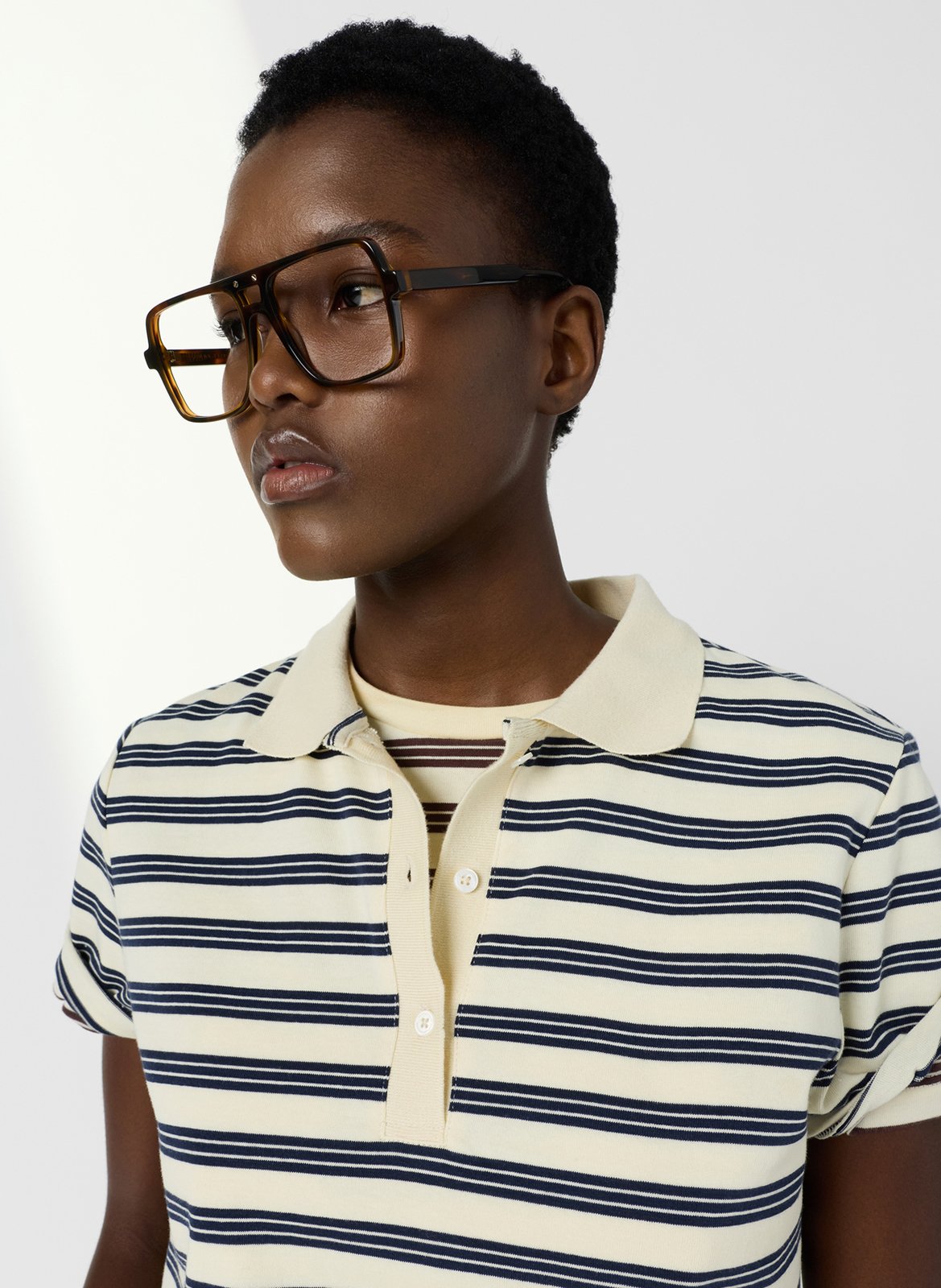 Polo droit en coton GERARD DAREL Bleu