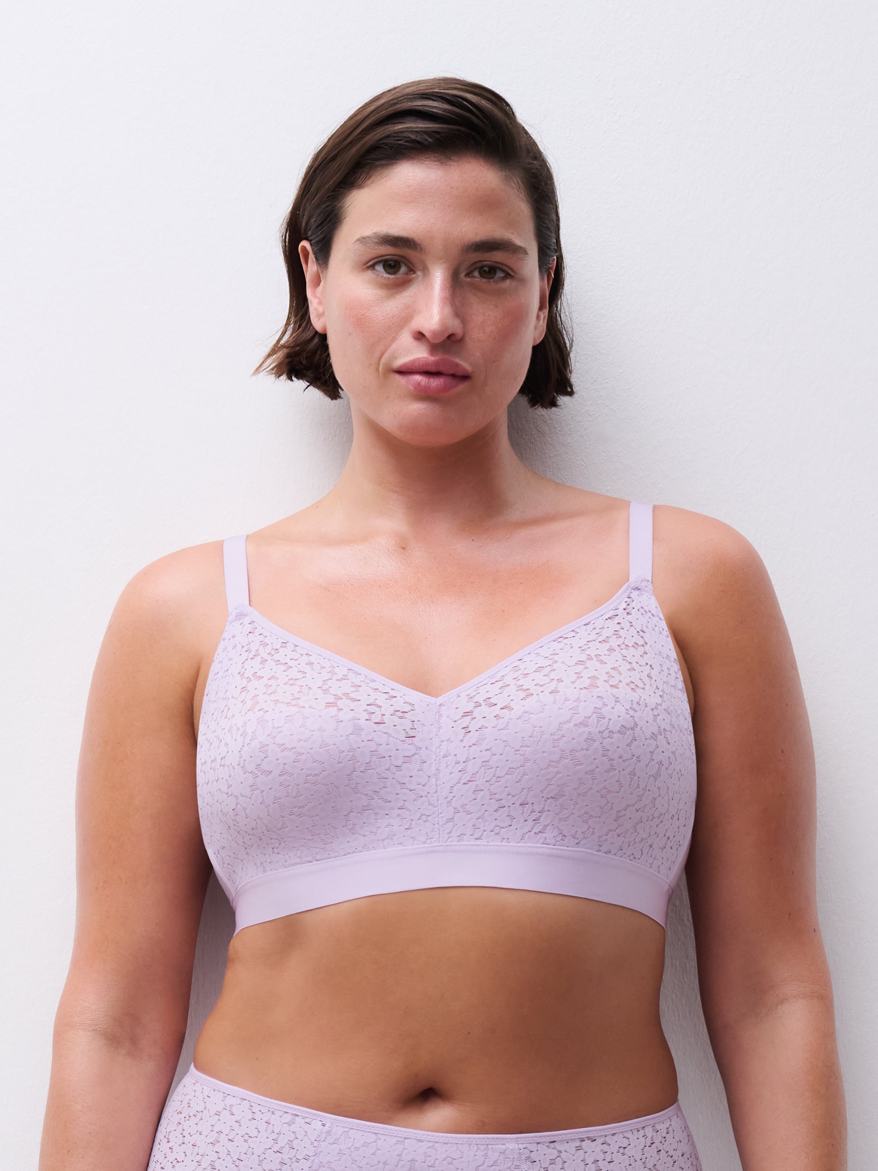 Non-wired support bra with cups CHANTELLE