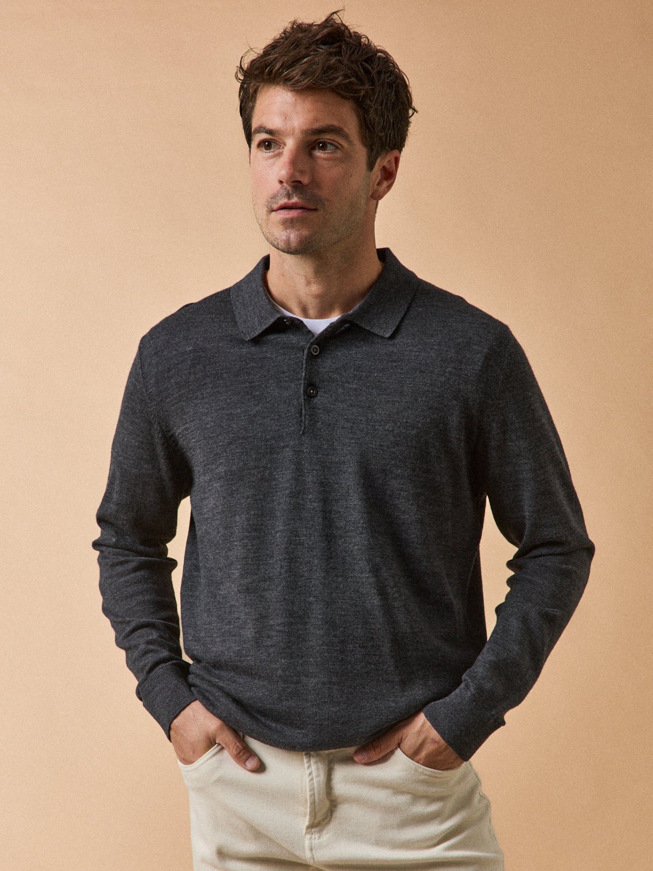 Fine merino wool polo neck sweater CYRILLUS