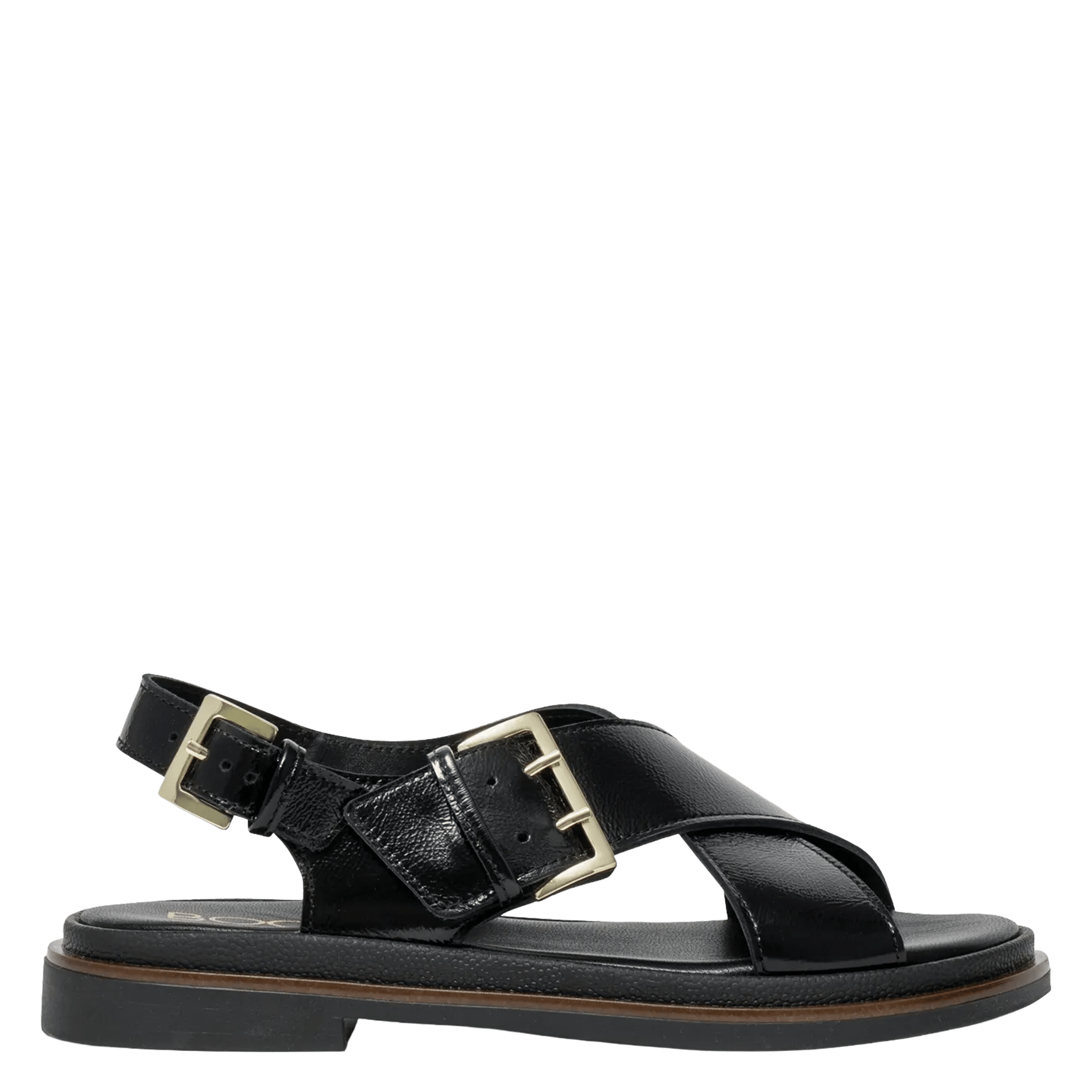 Sandales plates en cuir BOCAGE