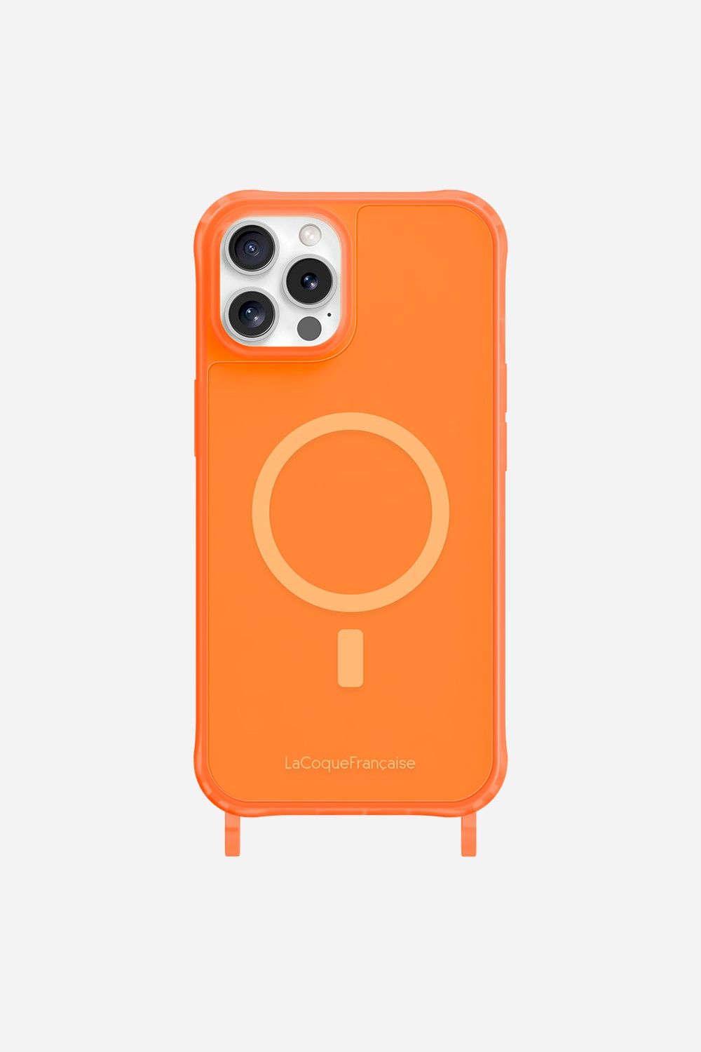 Magsafe phone case with rings for iPhone 12 Pro Max LA COQUE FRANCAISE Orange