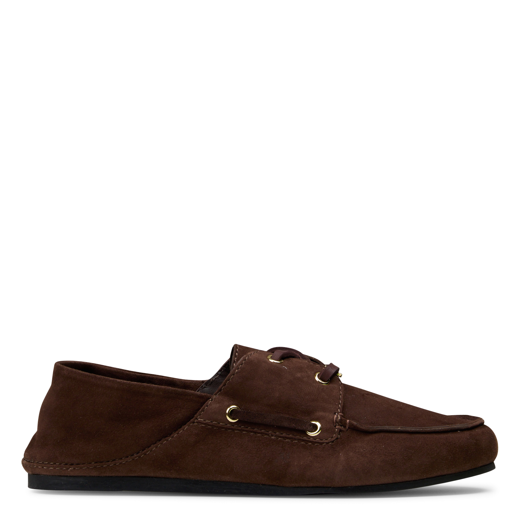 Effen suède bootschoenen PETITE MENDIGOTE Bruin