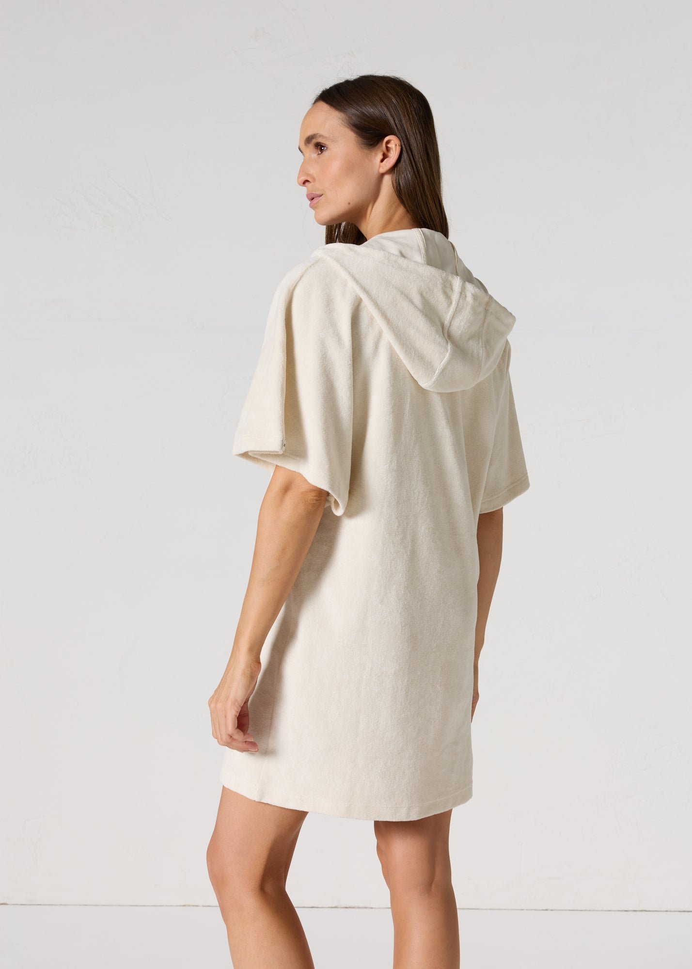 Robe éponge à capuche pearl JOTT Blanc
