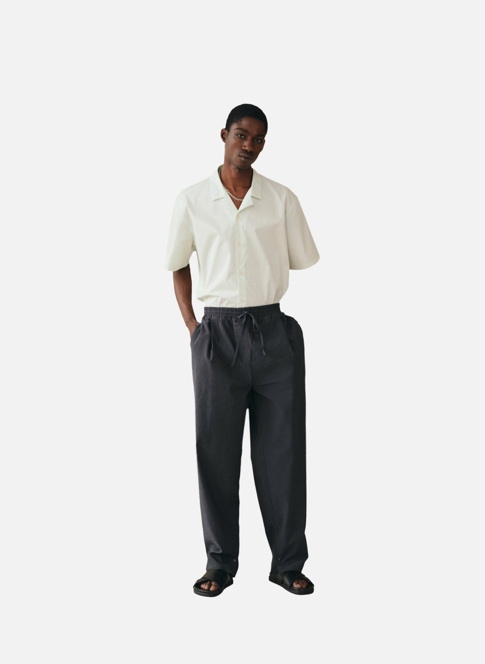 Casual pants Helio Dark Blue Noyoco Blue