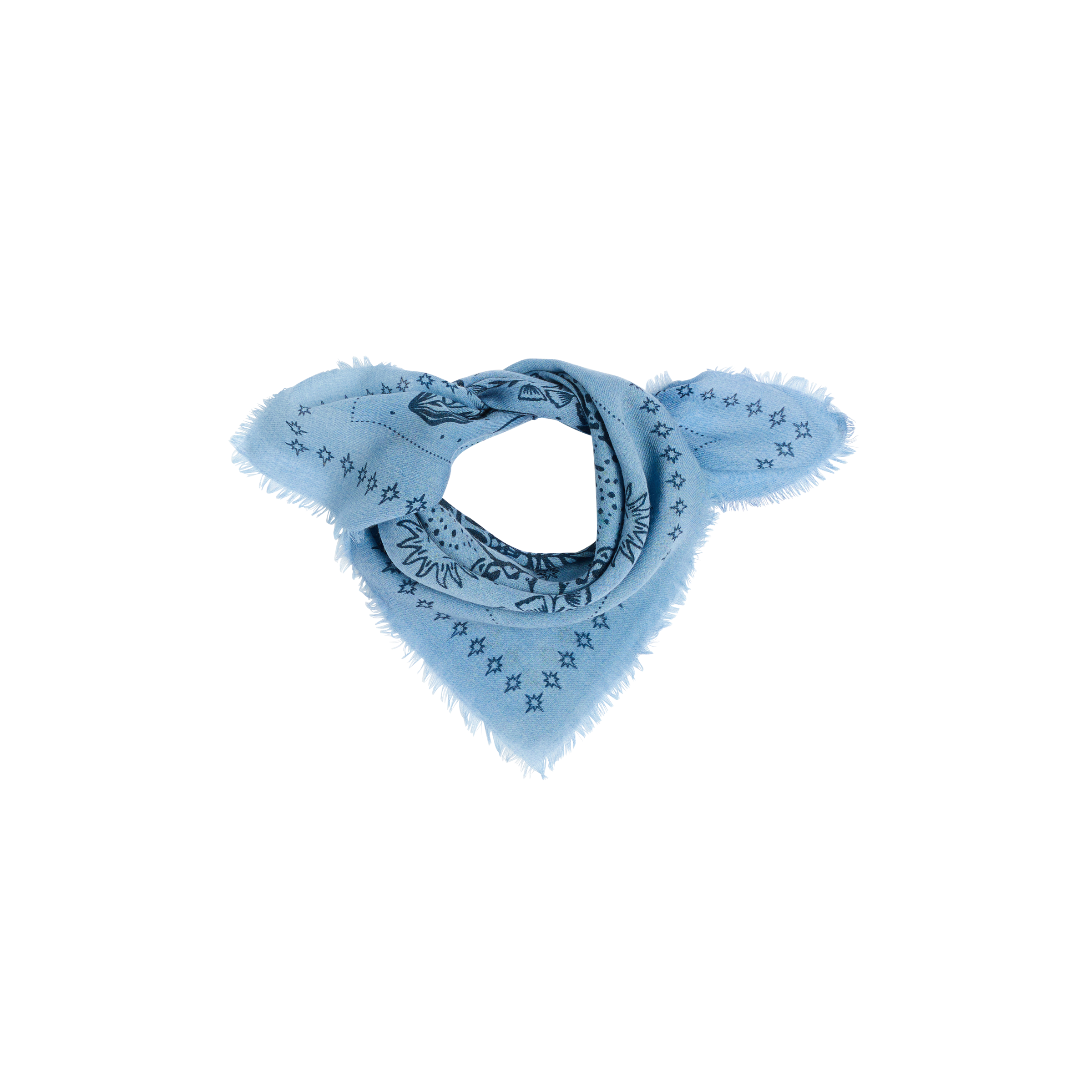 Small wool scarf alice BlueBILLYBELT