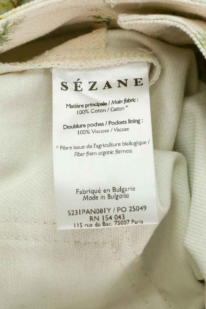 Jean large SEZANE - Seconde main Beige