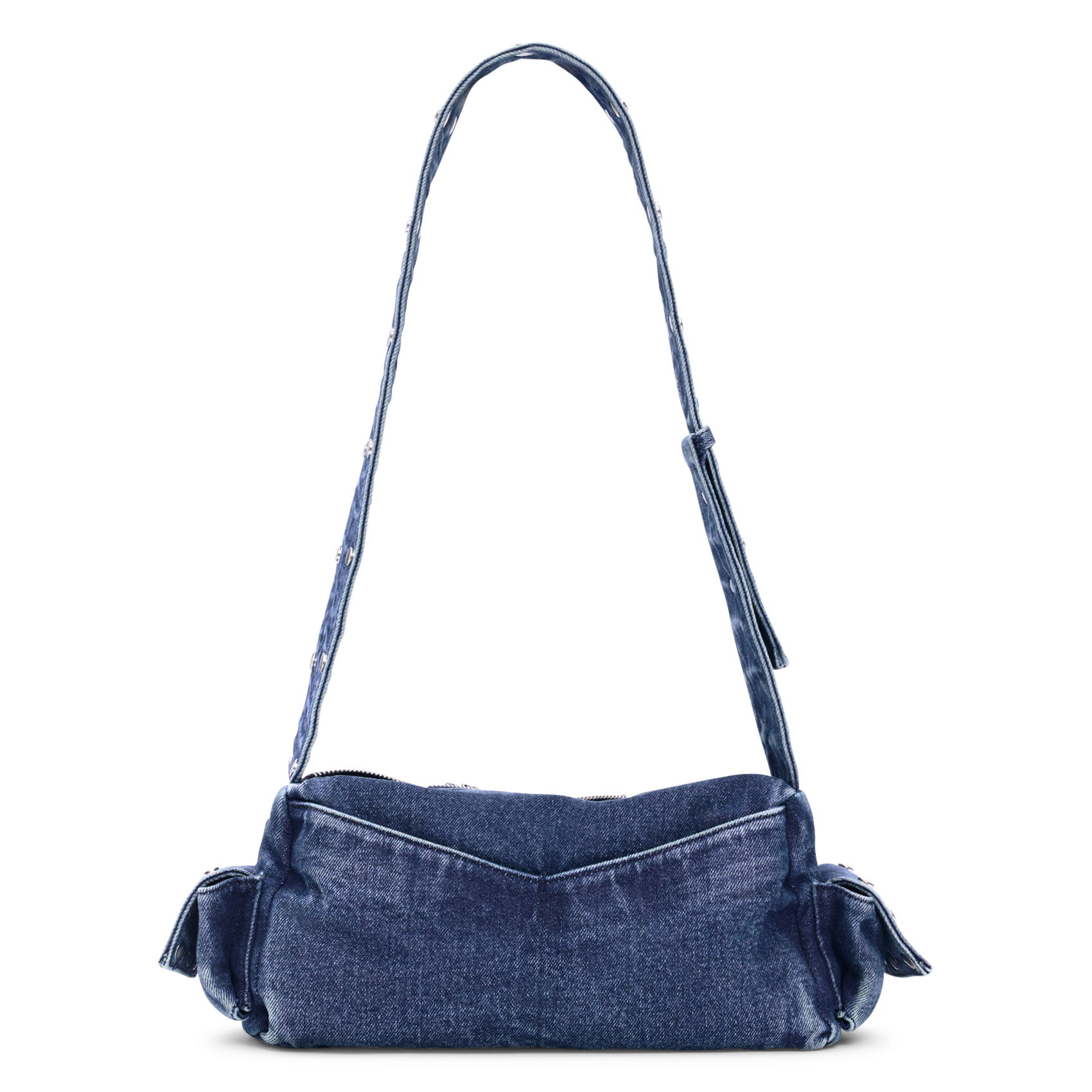 Sac porté épaule en denim de coton DESIGUAL Bleu