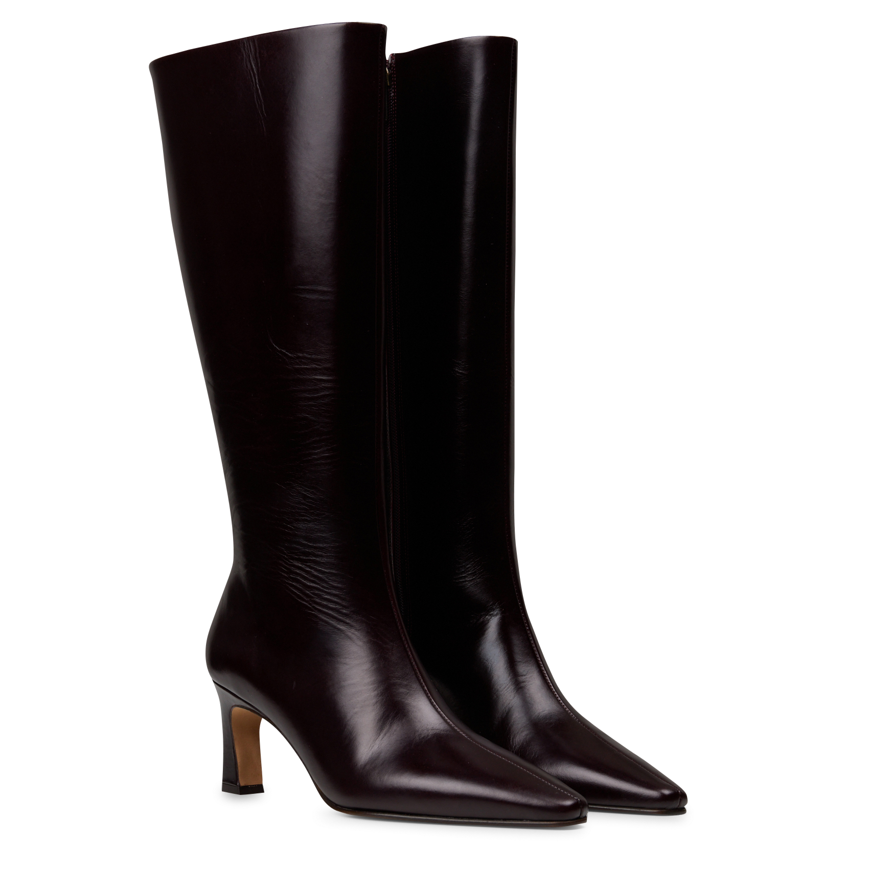 Lederstiefel BOBBIES Pflaume