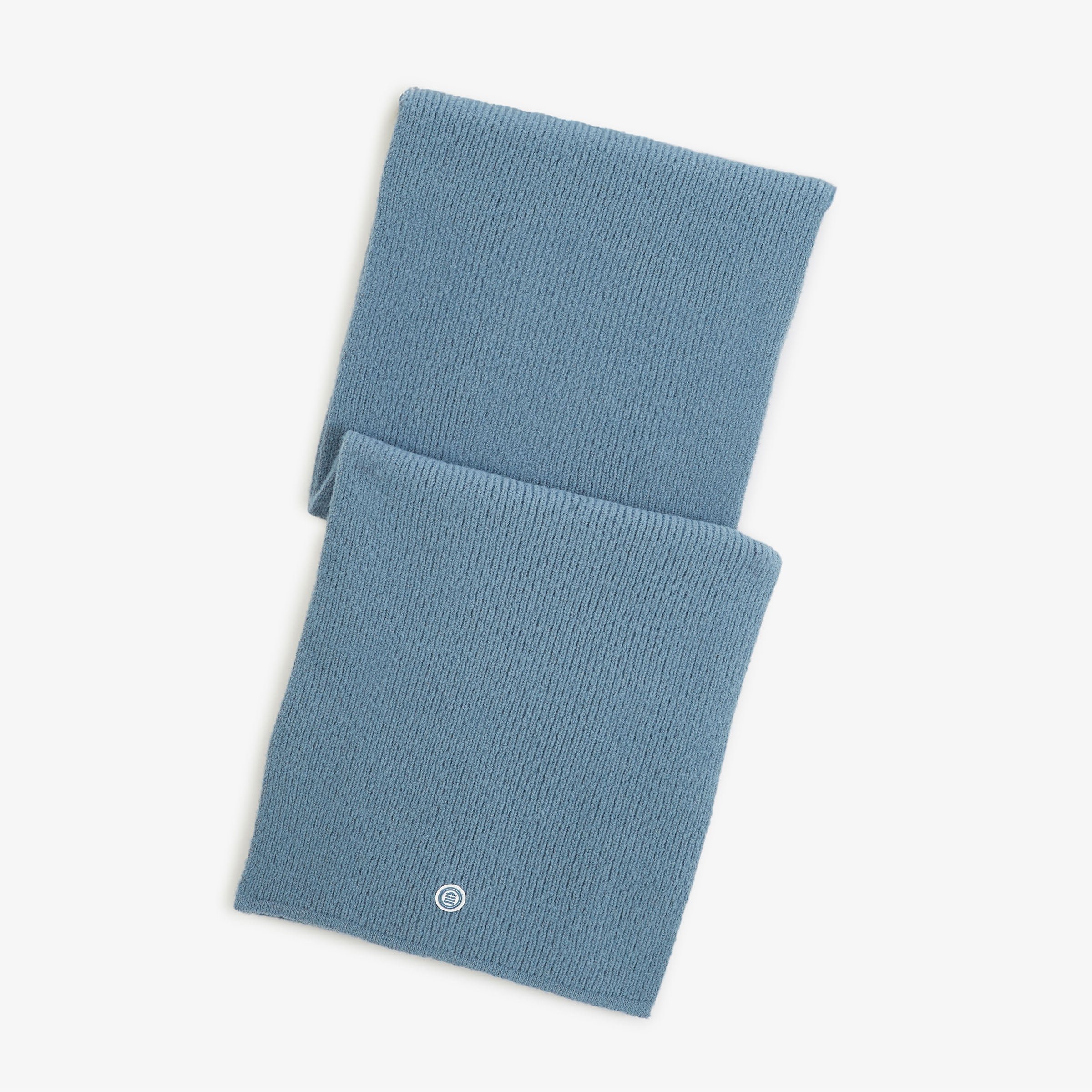 Rib-knit scarf SERGE BLANCO Blue