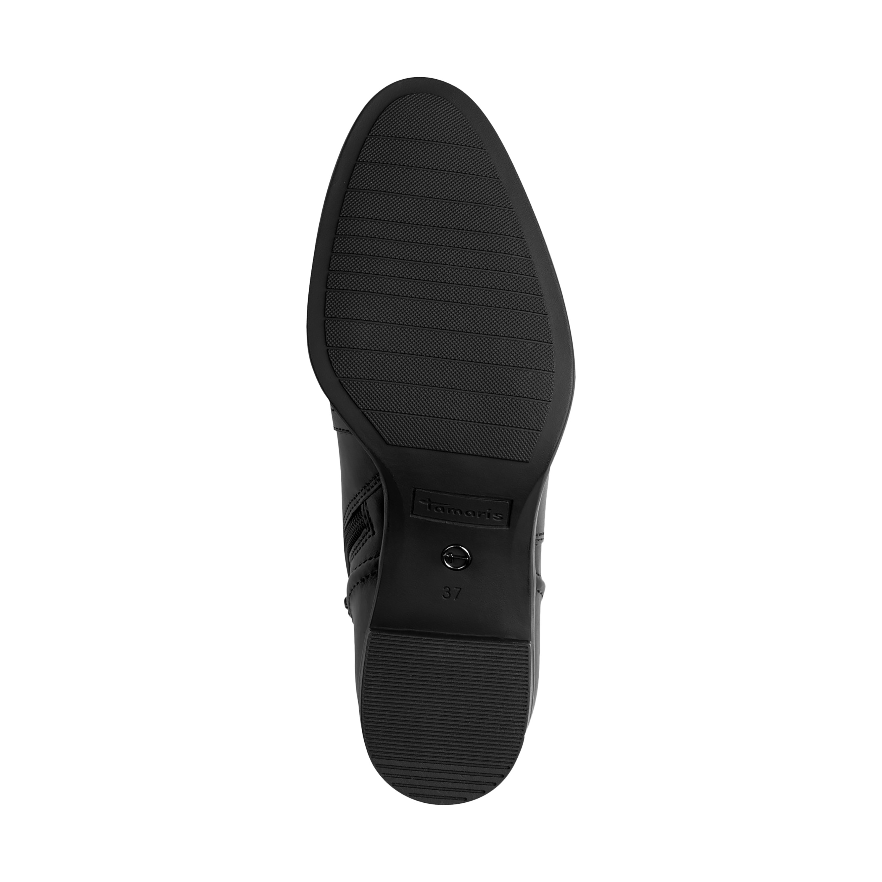 Leather ankle boot TAMARIS Black