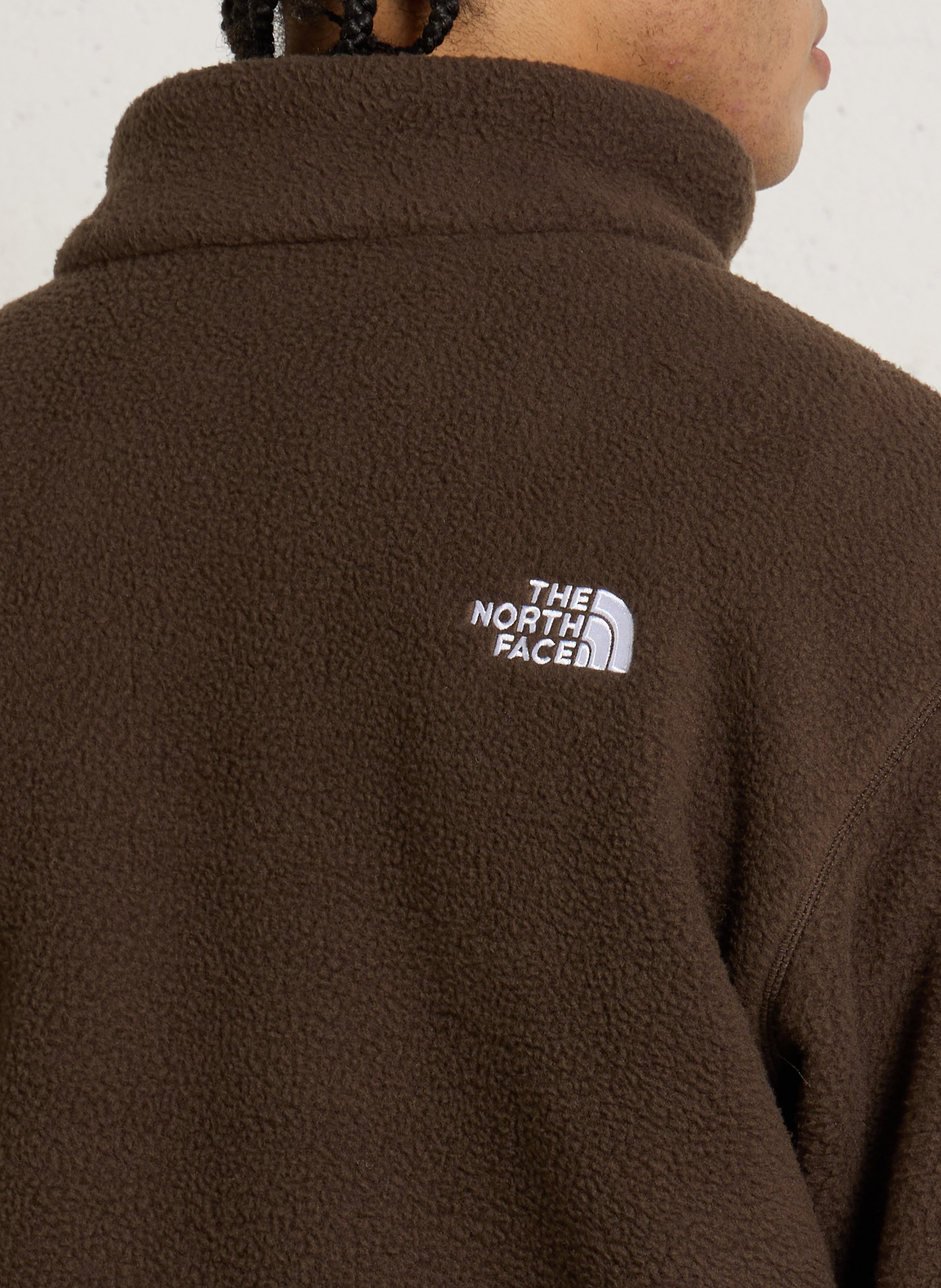 Straight high-neck fleece THE NORTH FACE Brown