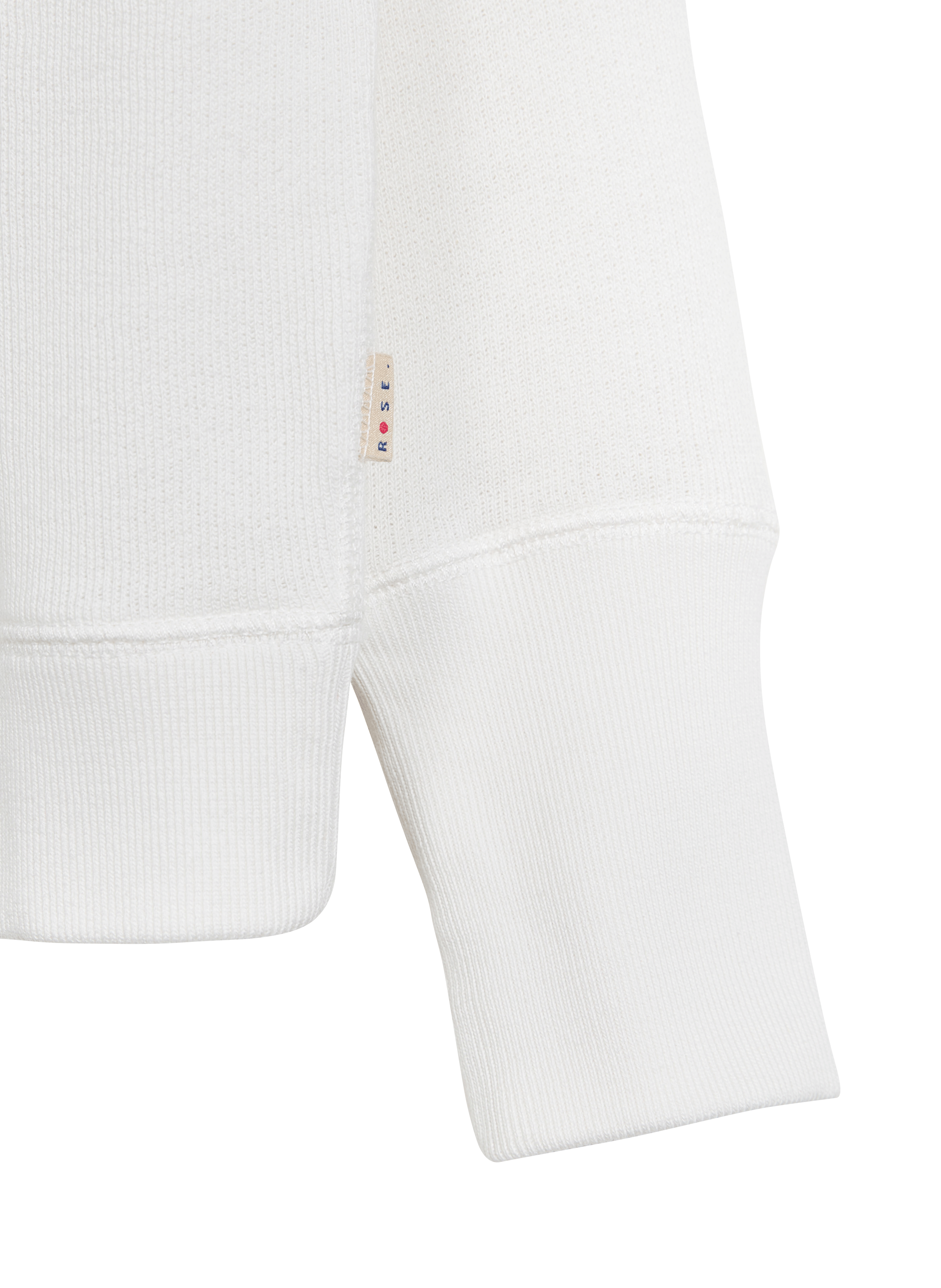 Round-neck cotton-blend sweater BELLEROSE White