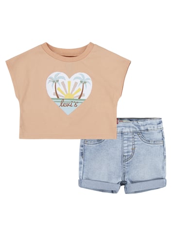 Tshirt Levis Fille Ensemble Levi's Pour Bébé Fille Sweat Manches