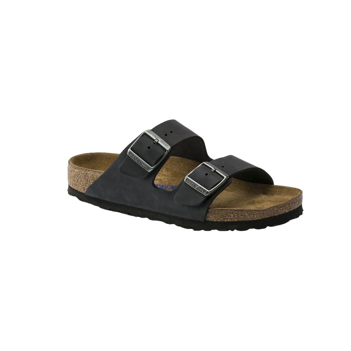 Faux leather sandals BIRKENSTOCK Black