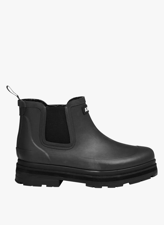 Bottines de pluie doublure en sherpa Noir Aigle Femme Place