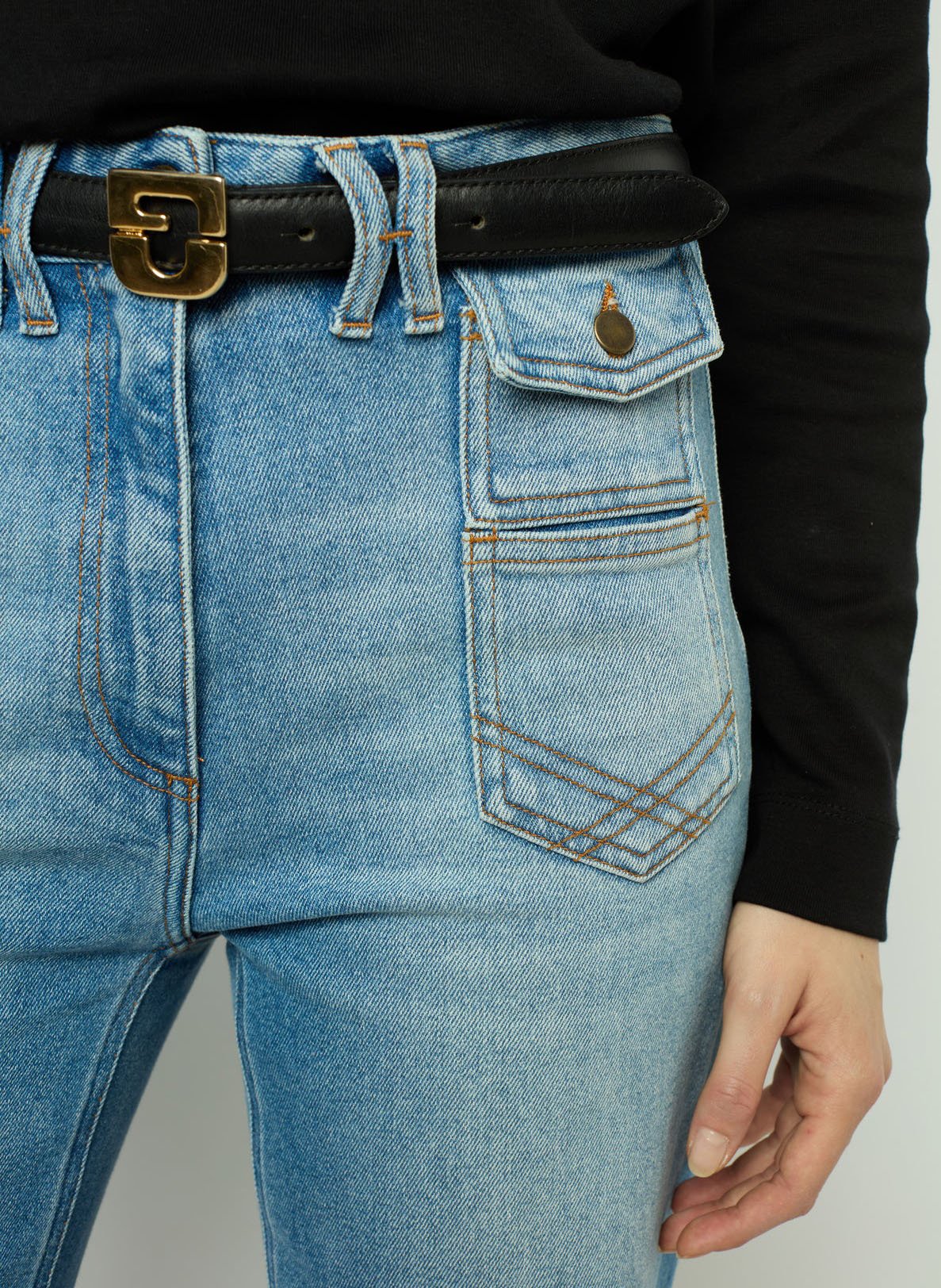 Leren ceintuur GERARD DAREL Zwart