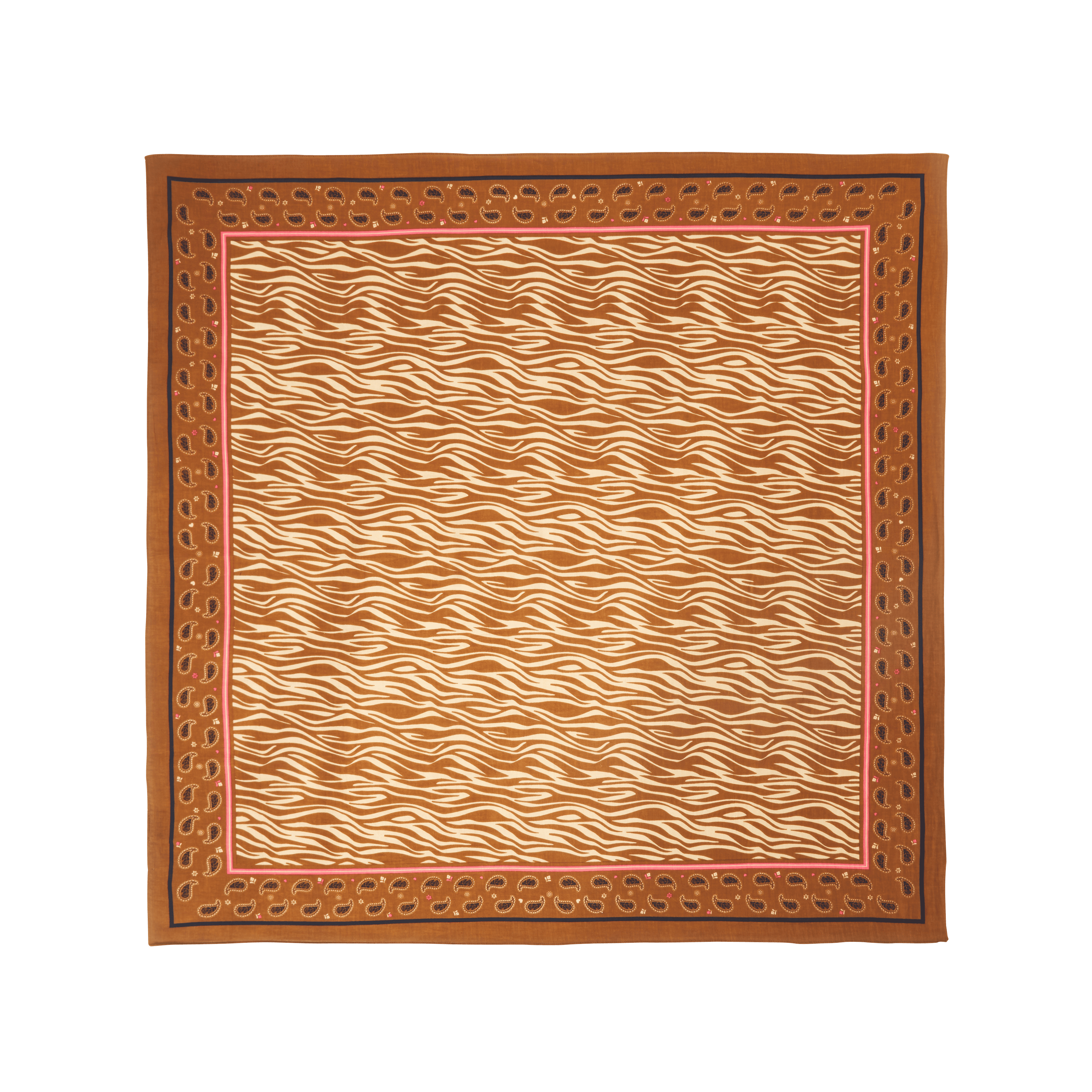 Organic cotton scarf BILLYBELT Brown