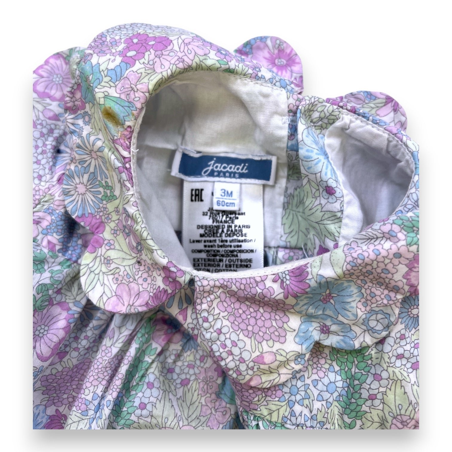 Multicolored baby outfit - 3 months JACADI - Seconde Main Multicolored