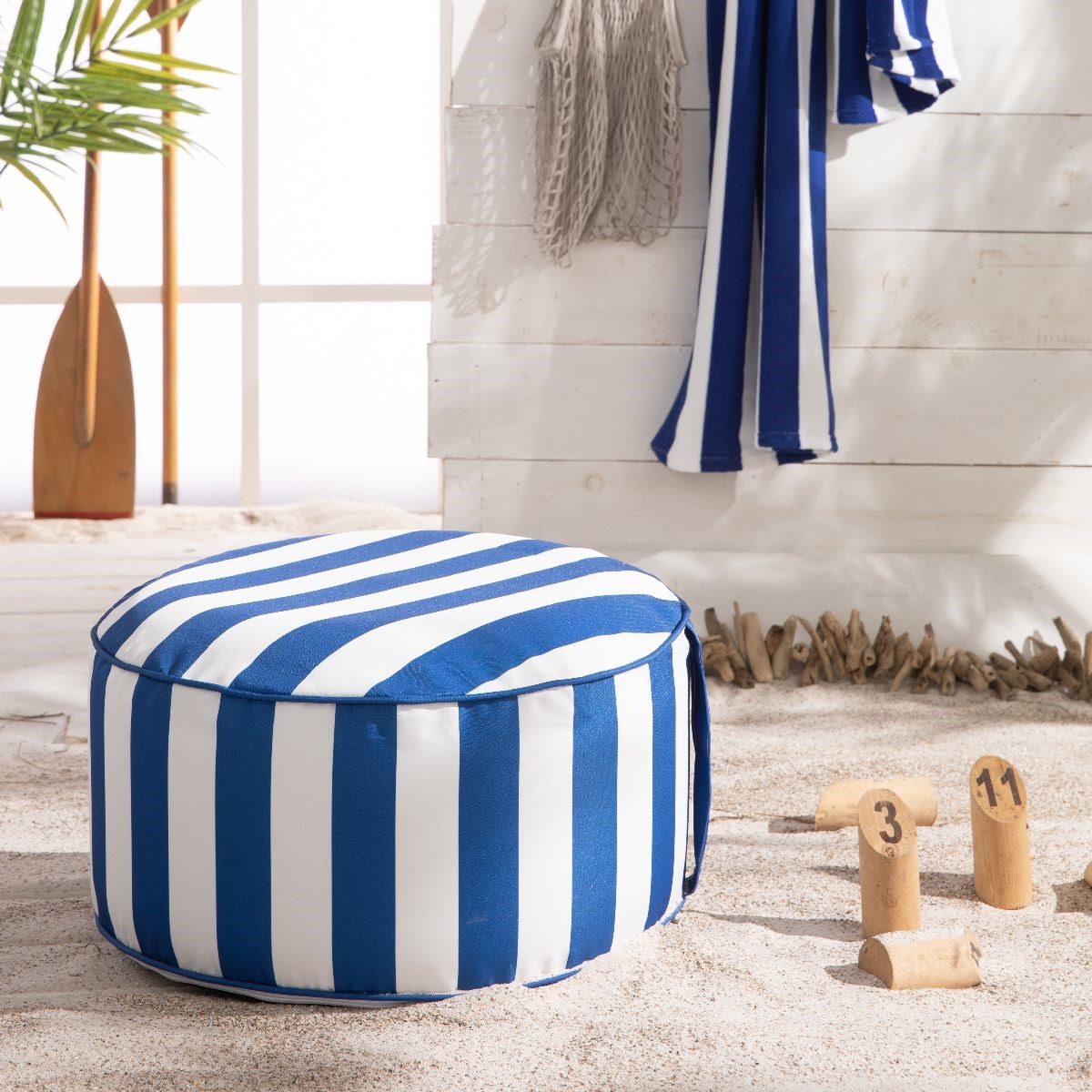 Inflatable pouf FACTORY Blue