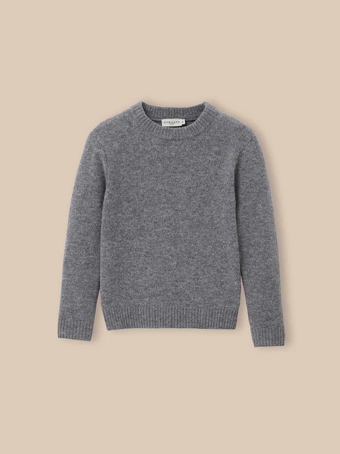 Merino wool sweater CYRILLUS Grey
