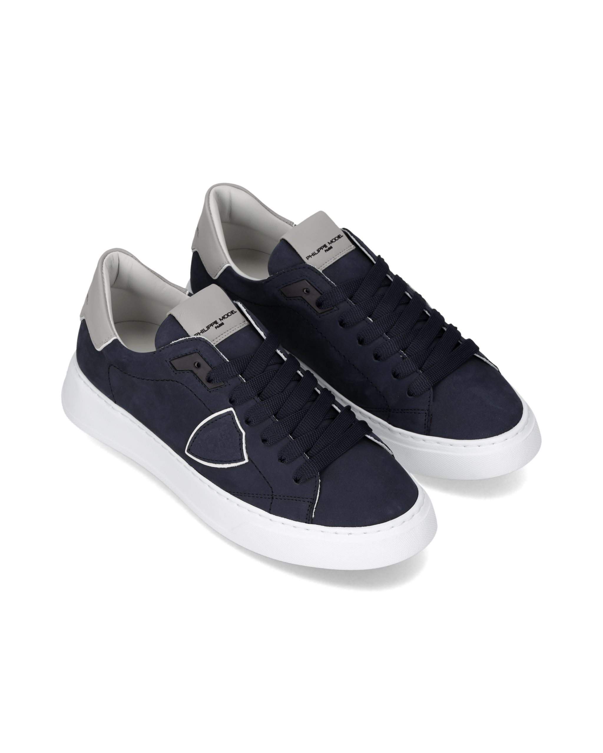 Tennis Temple Sneakers. PHILIPPE MODEL Blue