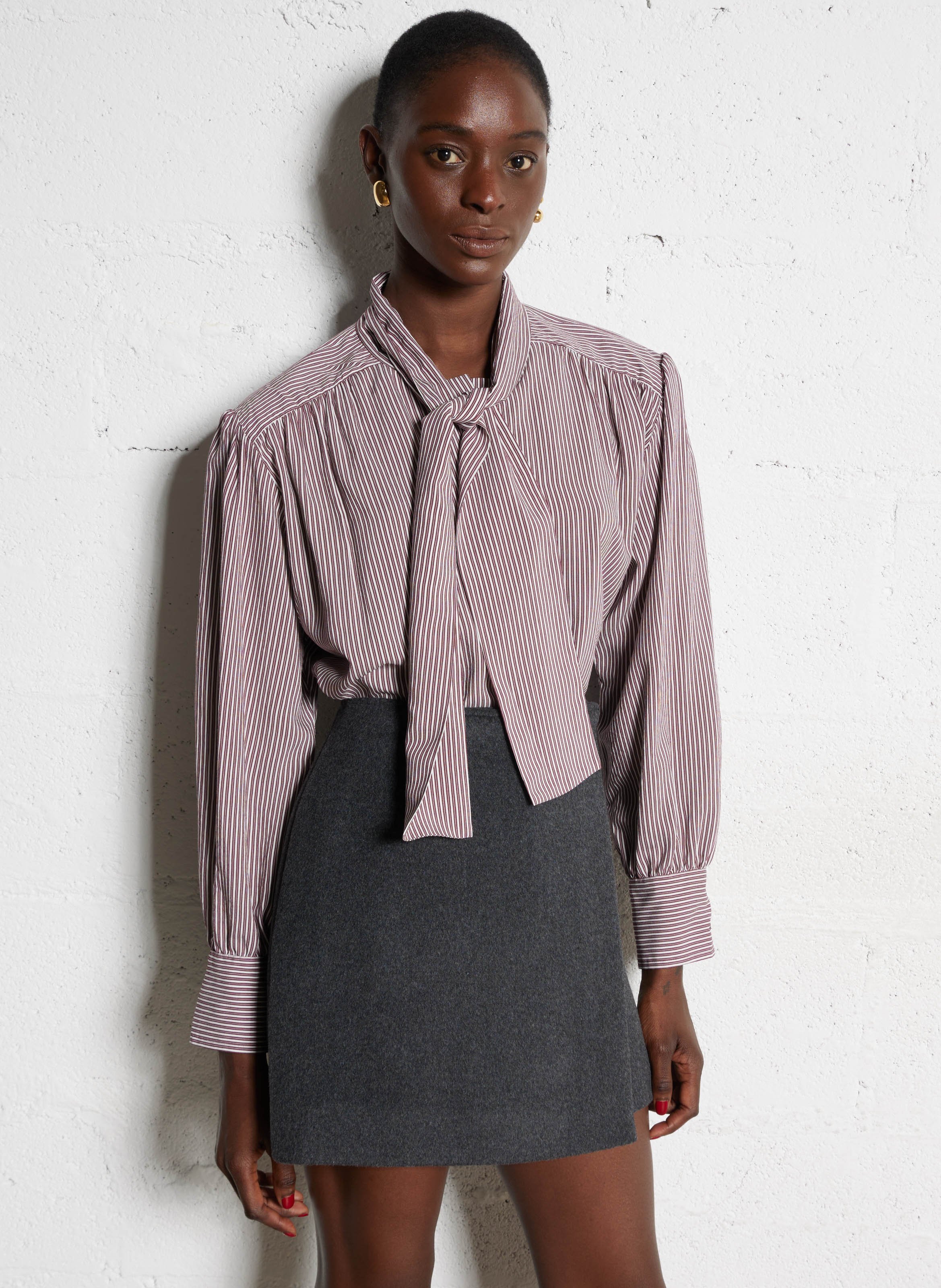 Chemise droite à rayures MASSCOB Multicolore