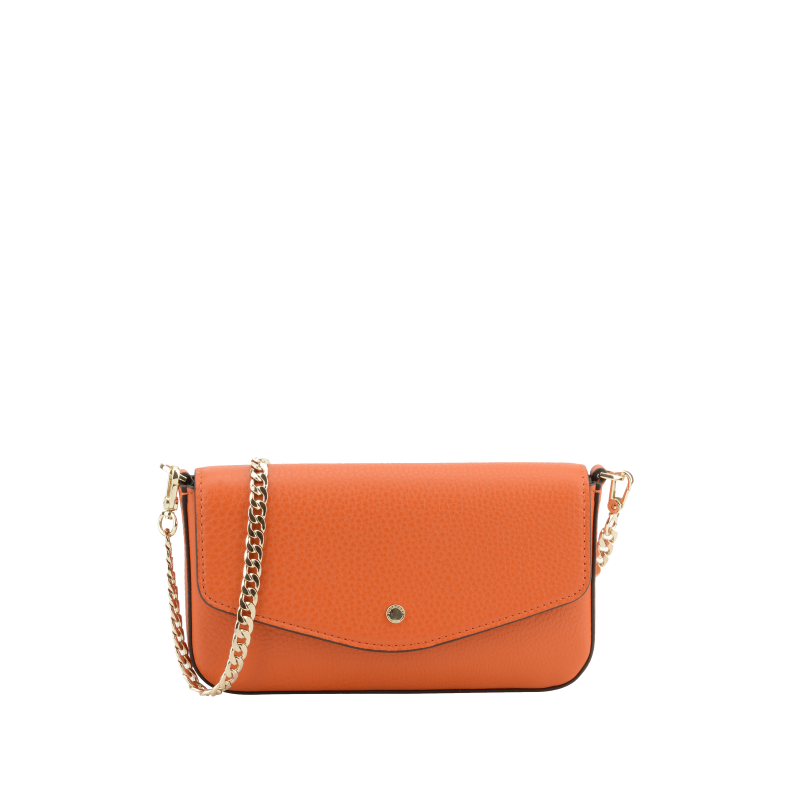 Club | Orange clutch bag POURCHET Orange