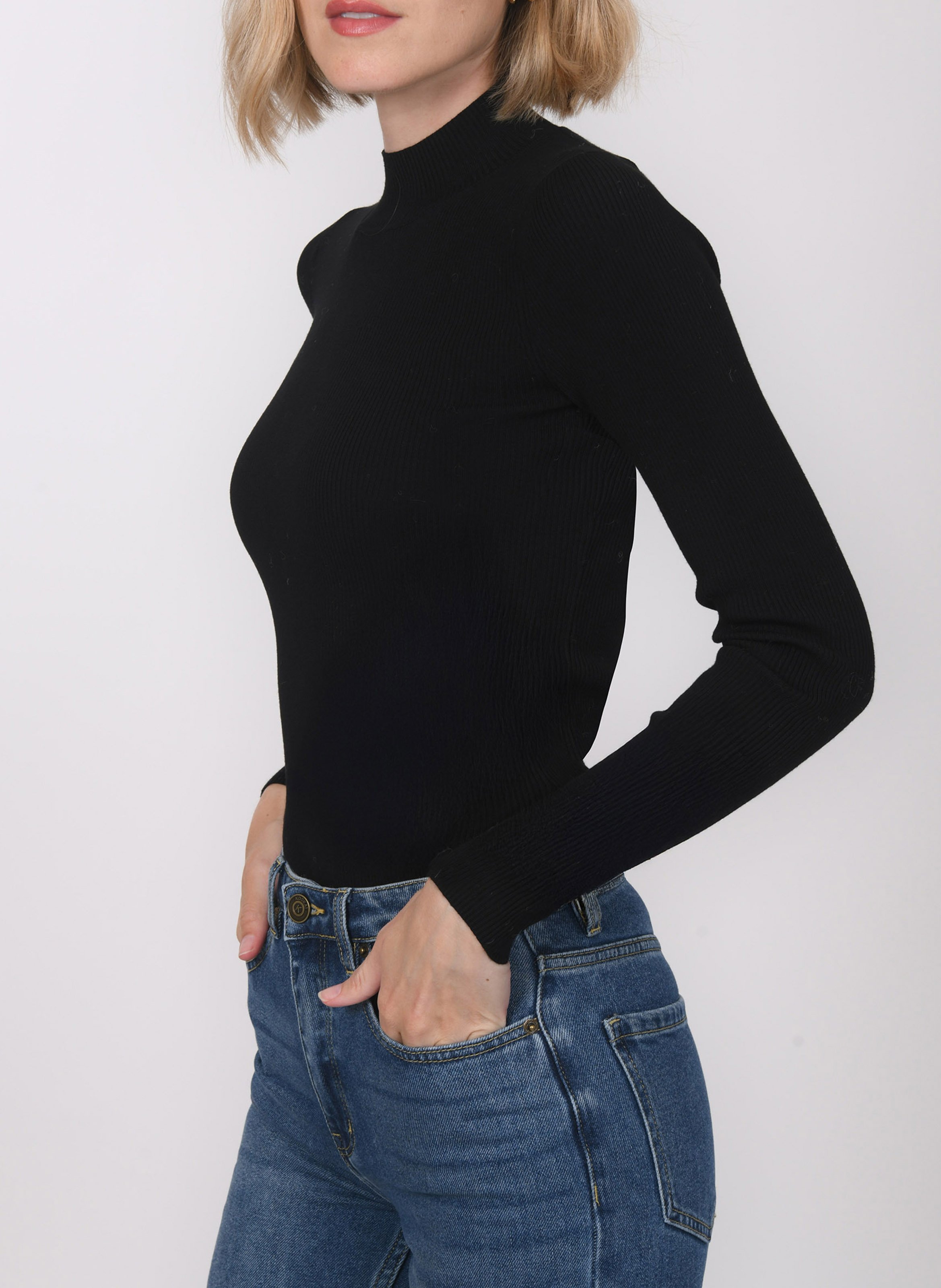 Pull col roulé  KOOKAI Noir