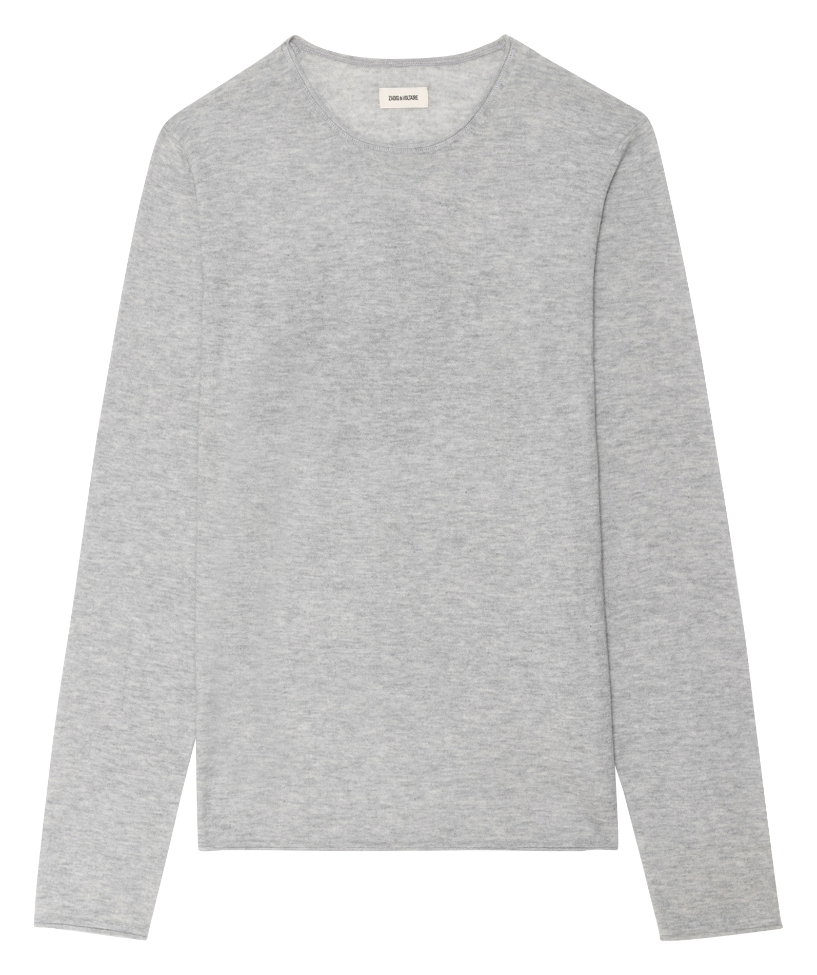 Gerader Rundhals-Pullover aus Kaschmir ZADIG&VOLTAIRE Grau