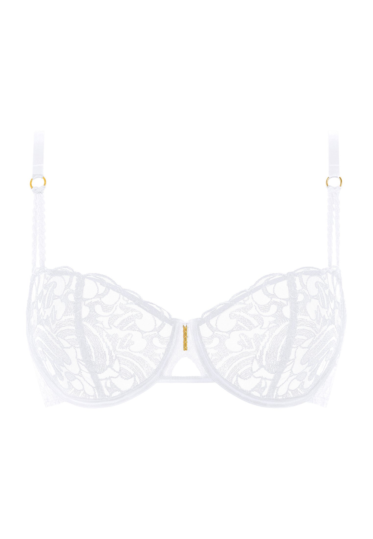 Underwired demi-cup bra AUBADE Blue