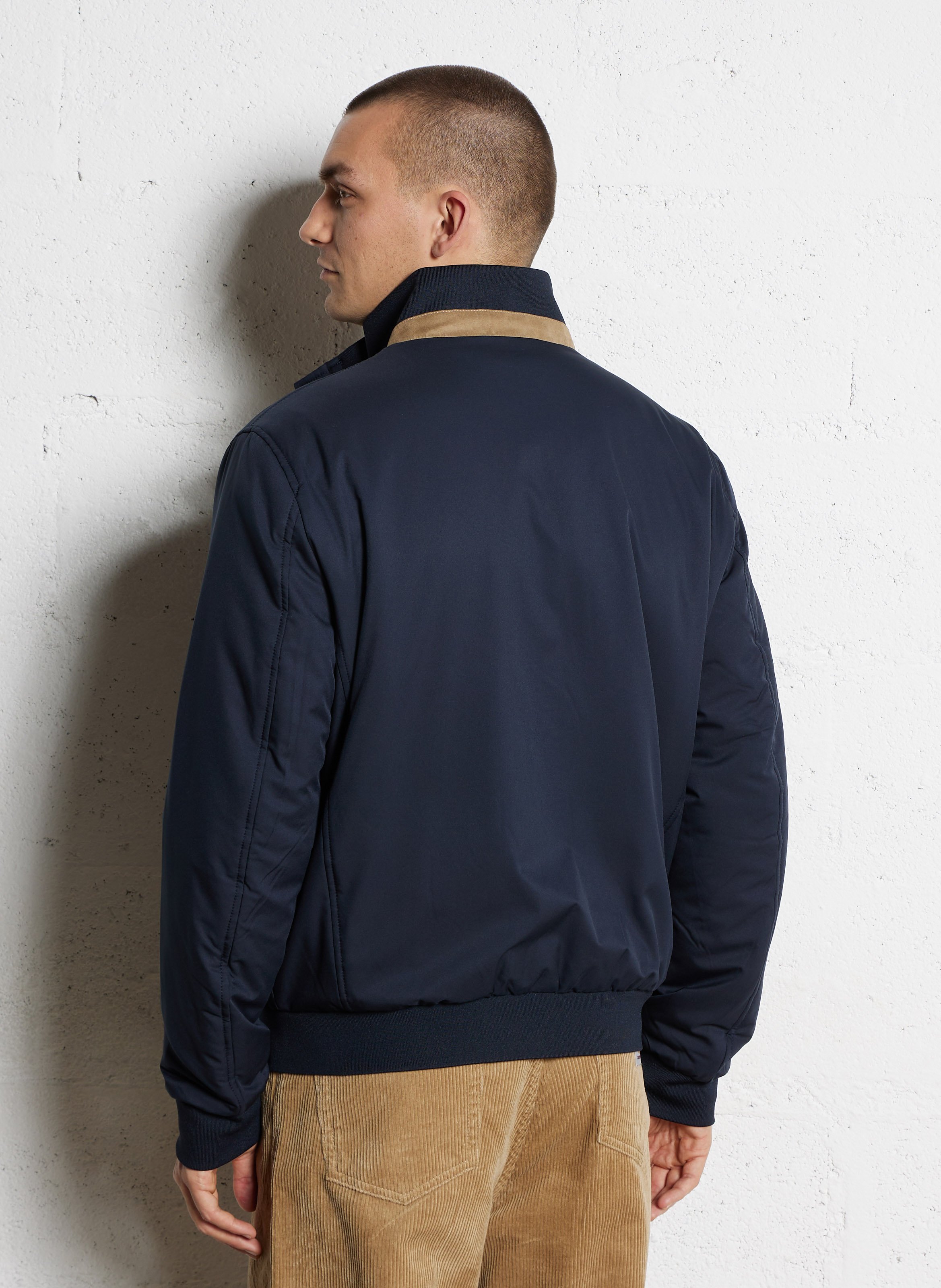 Oversized jasje met opstaande kraag FACONNABLE Blauw