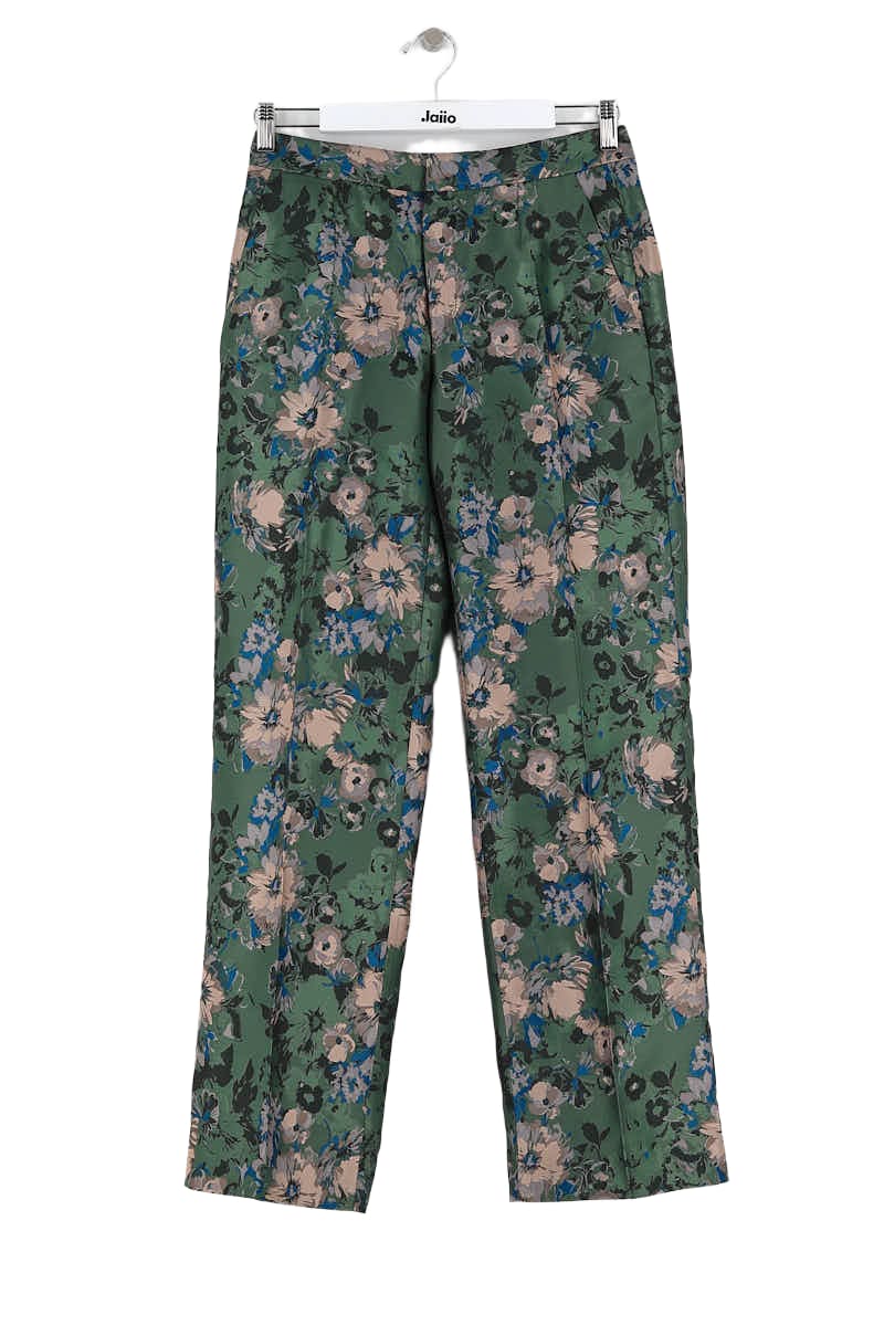 Straight pants CHLOE STORA - SECONDE MAIN Green