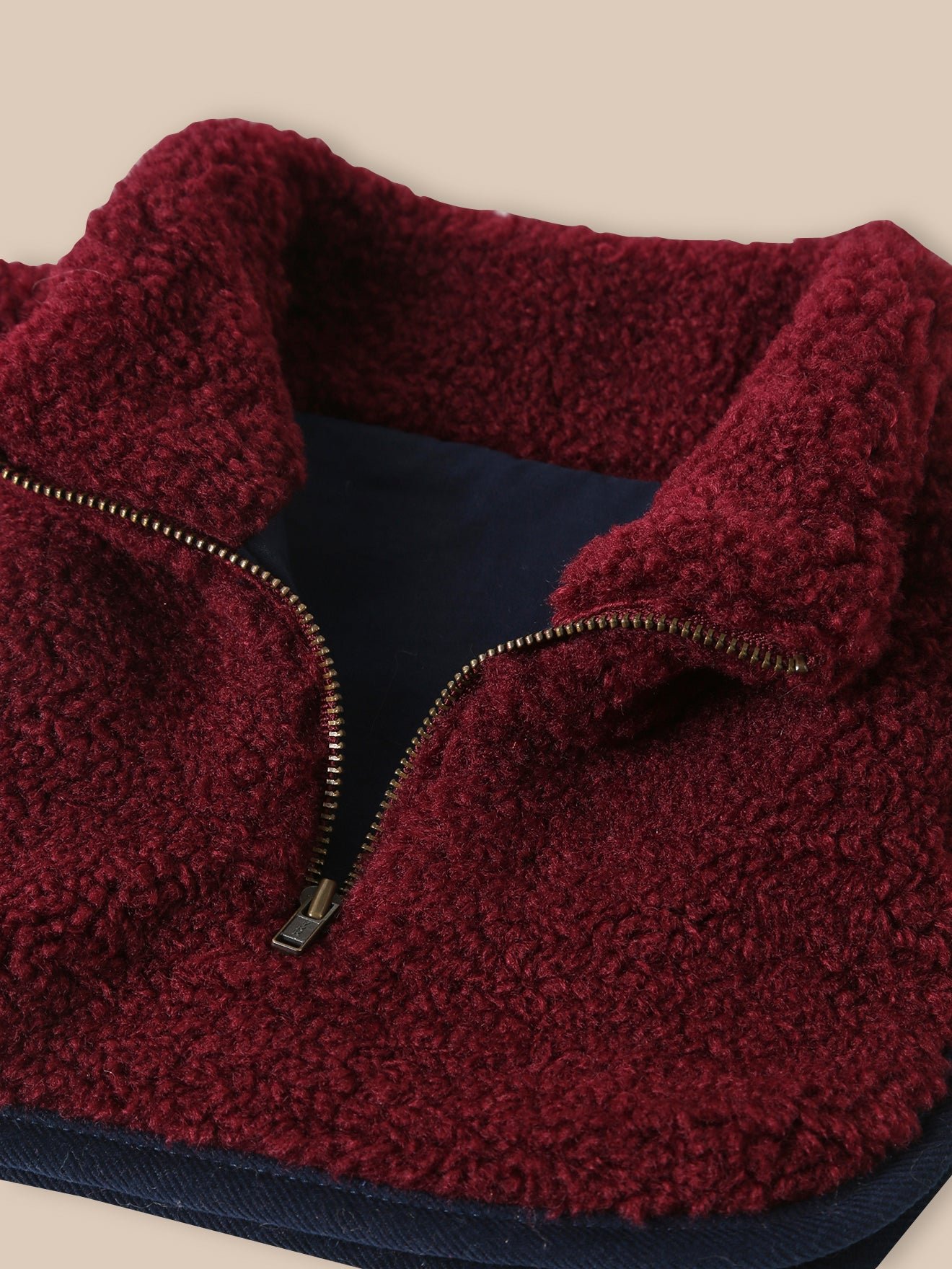 Sherpa collar CYRILLUS Red