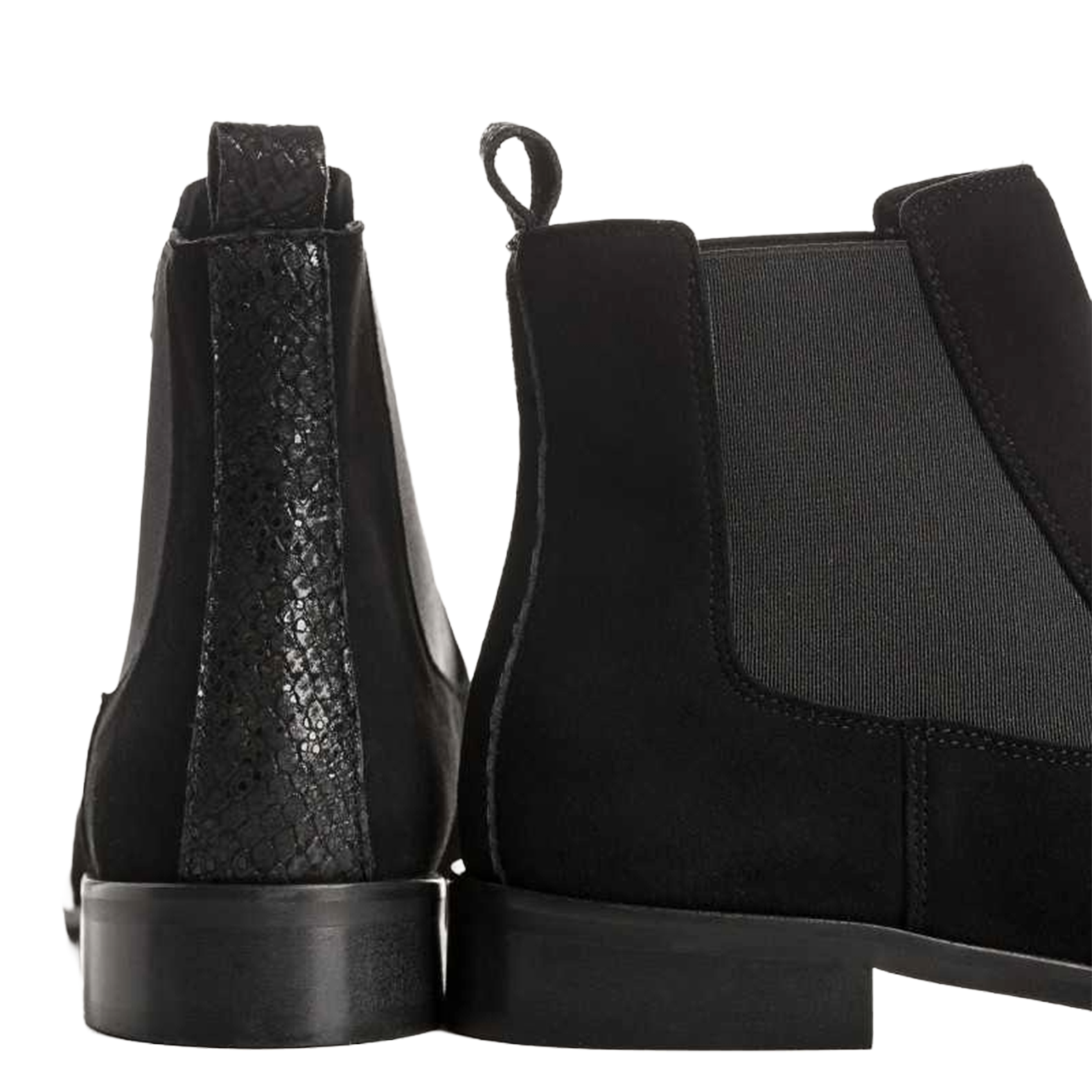 Laarzen van corduroy REQINS Zwart