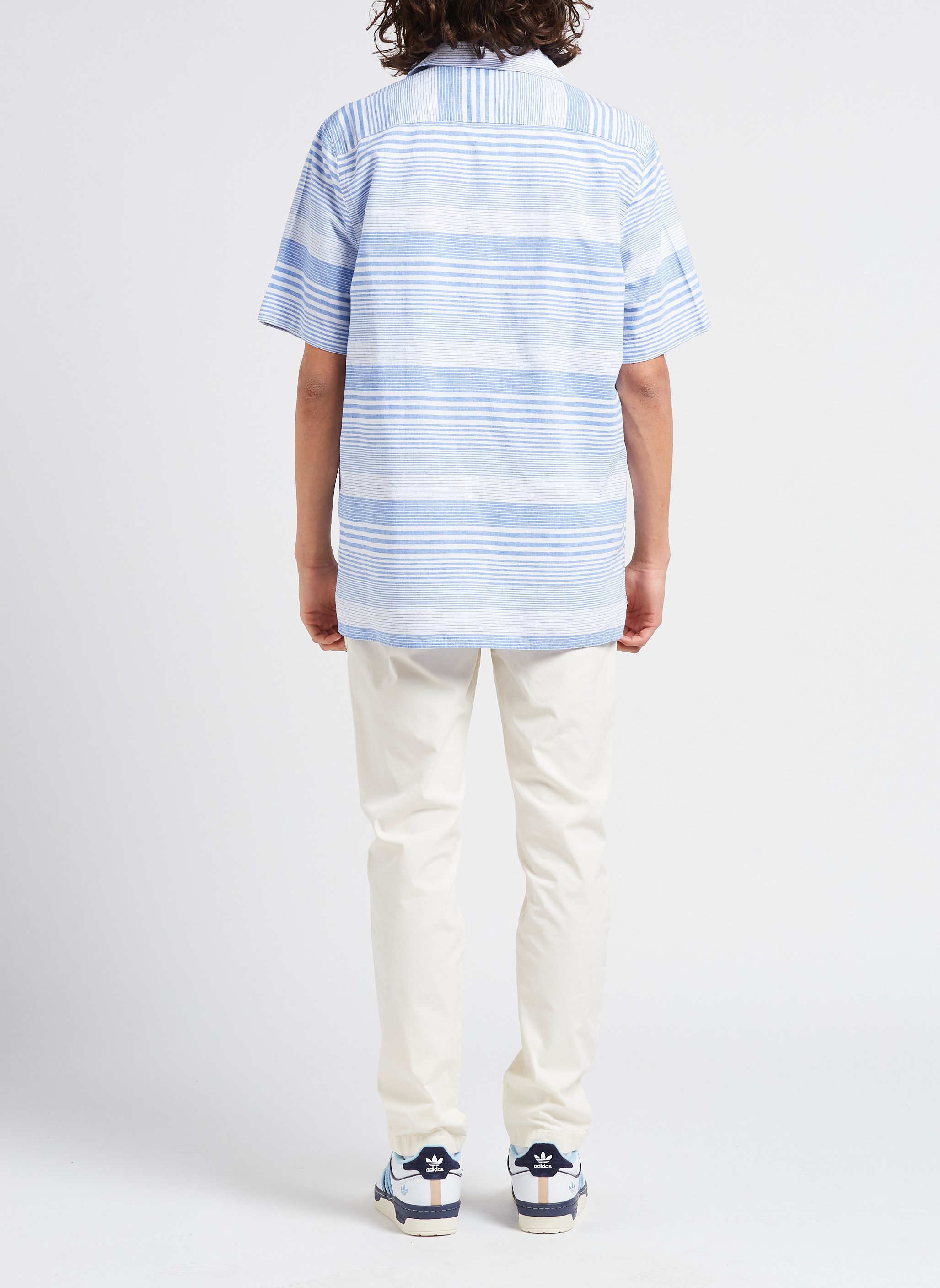 Rechte broek van stretchkatoen GANT Wit