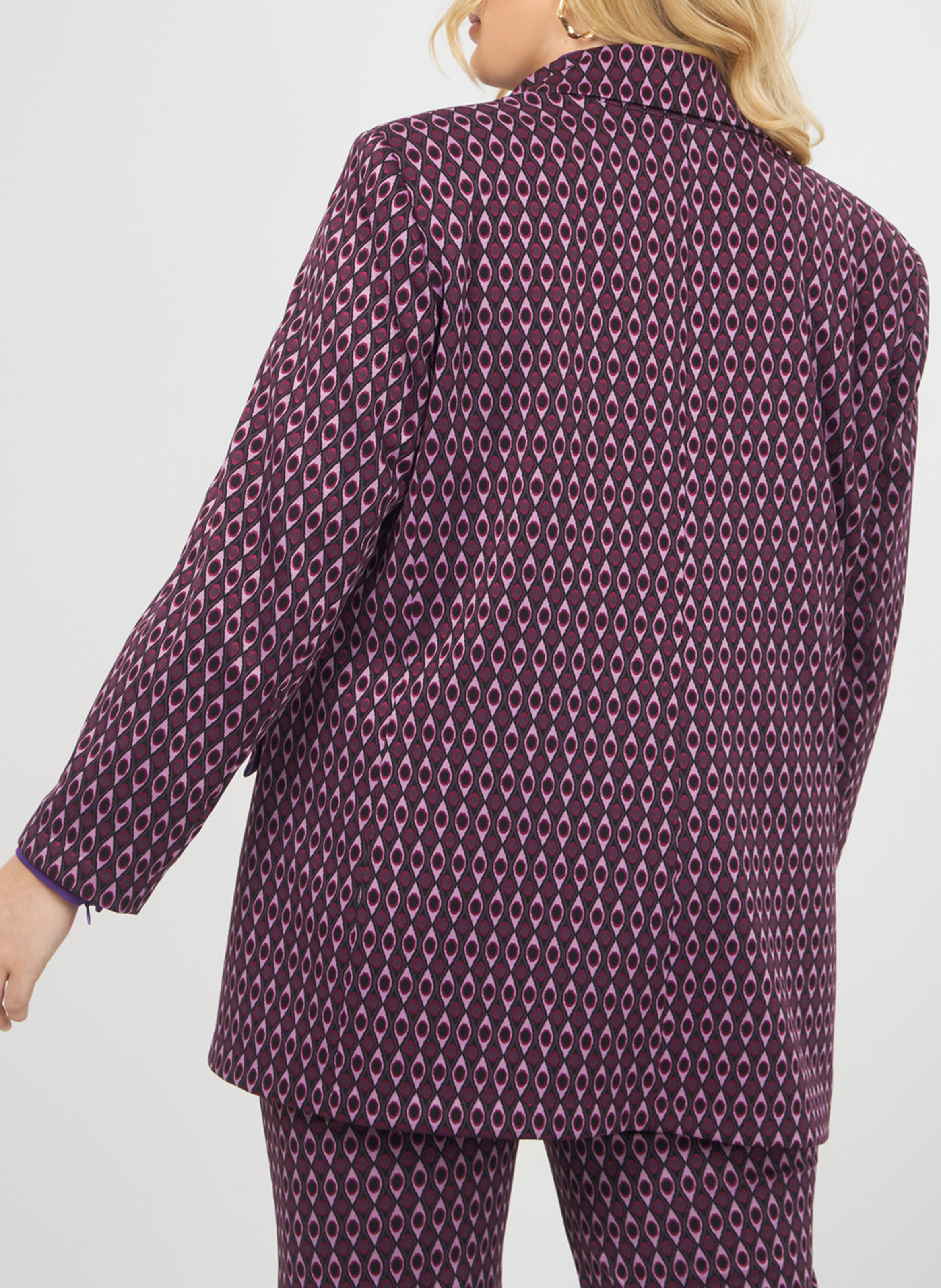 Gerade Blazer mit Print MAT FASHION Rot