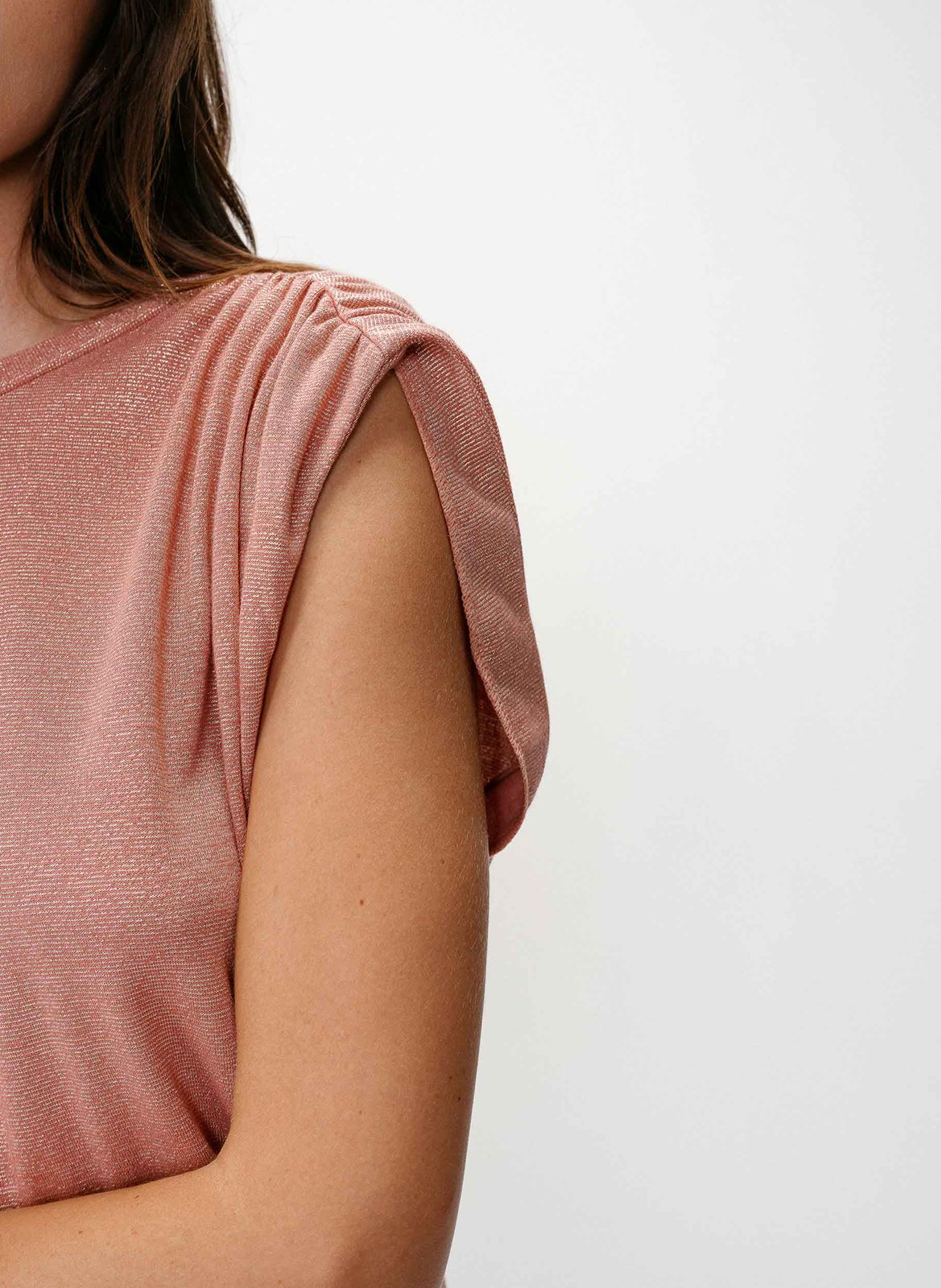 Tee-shirt col rond GRACE ET MILA Rose