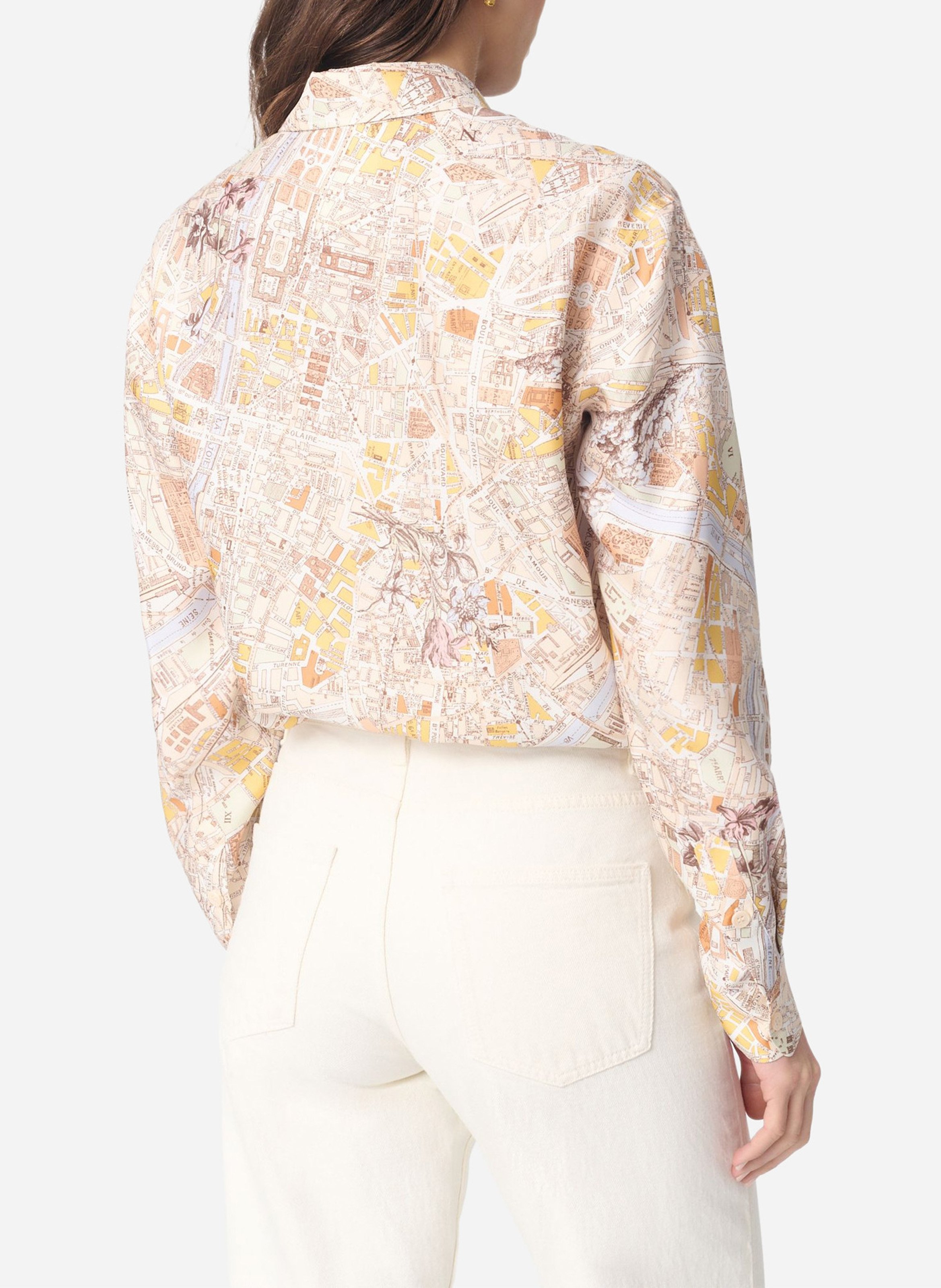 Chemise droite imprimée VANESSA BRUNO Multicolore