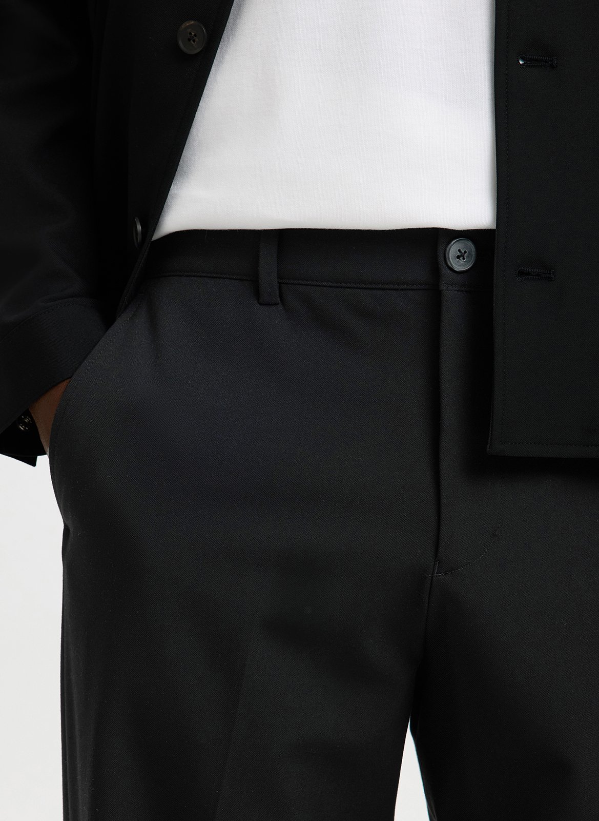 Bundfaltenhose SELECTED Schwarz