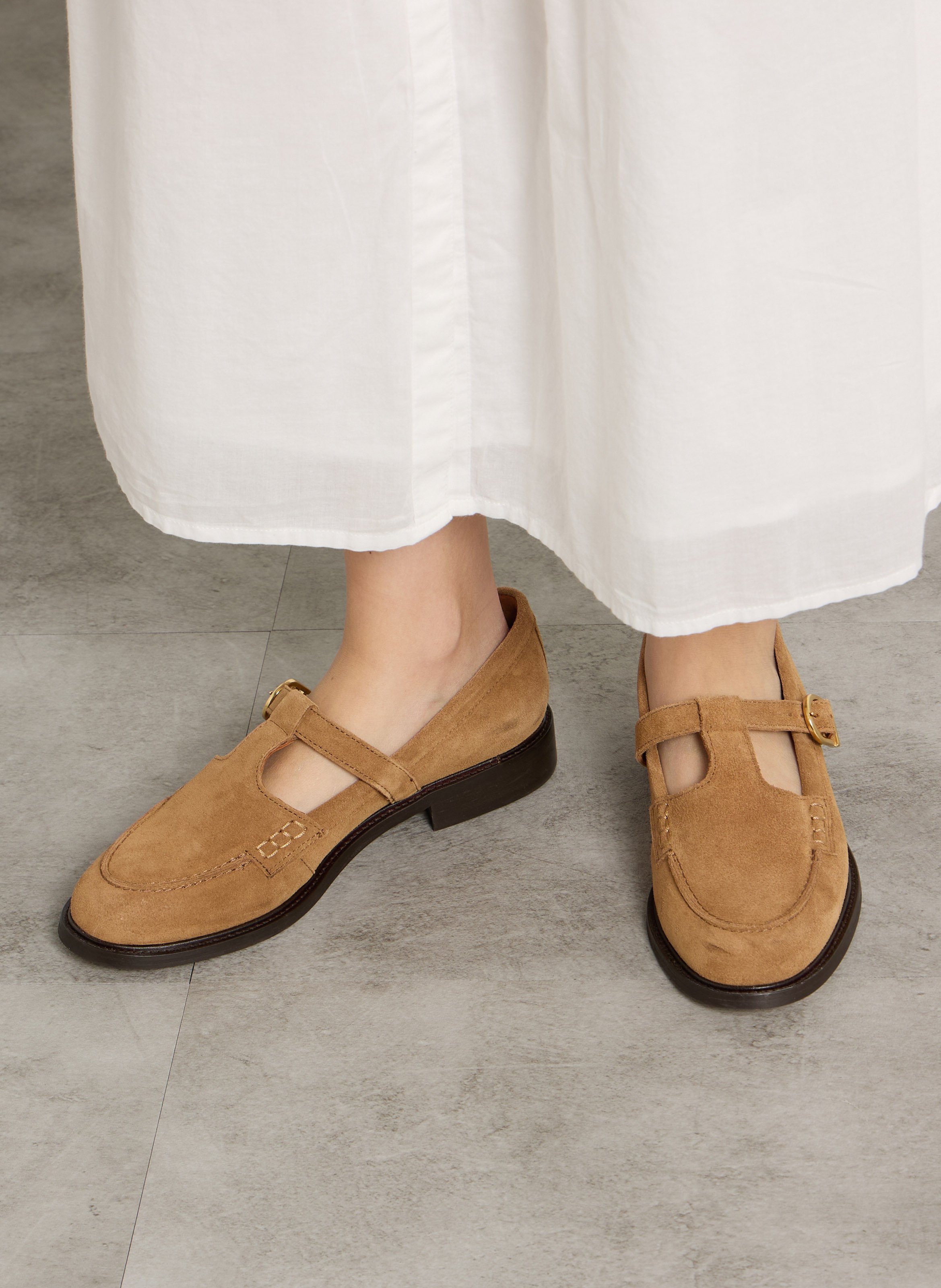 Mocassins en cuir MAISON TOUFET Marron