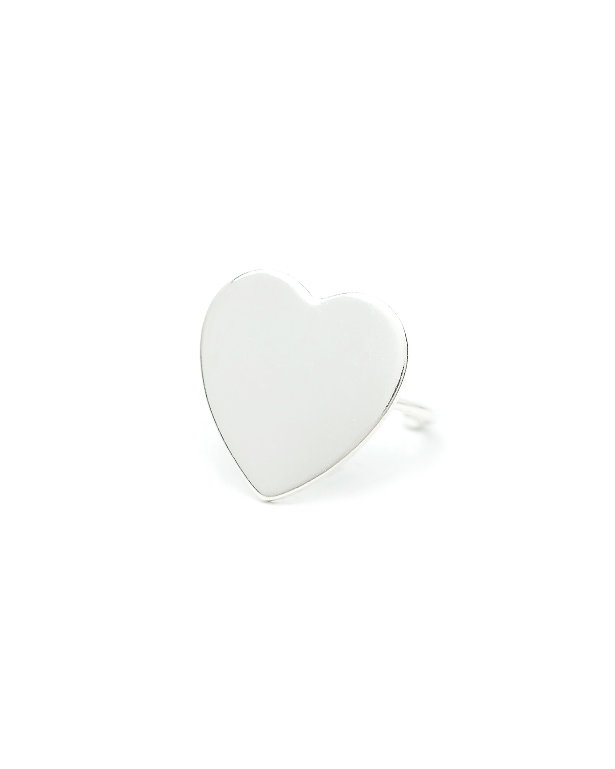Silver-plated heart ring MONSIEUR SIMONE Silver