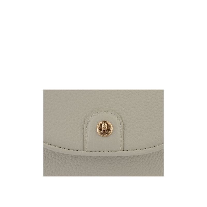 Shoulder bag in soft cowhide leather POURCHET Beige