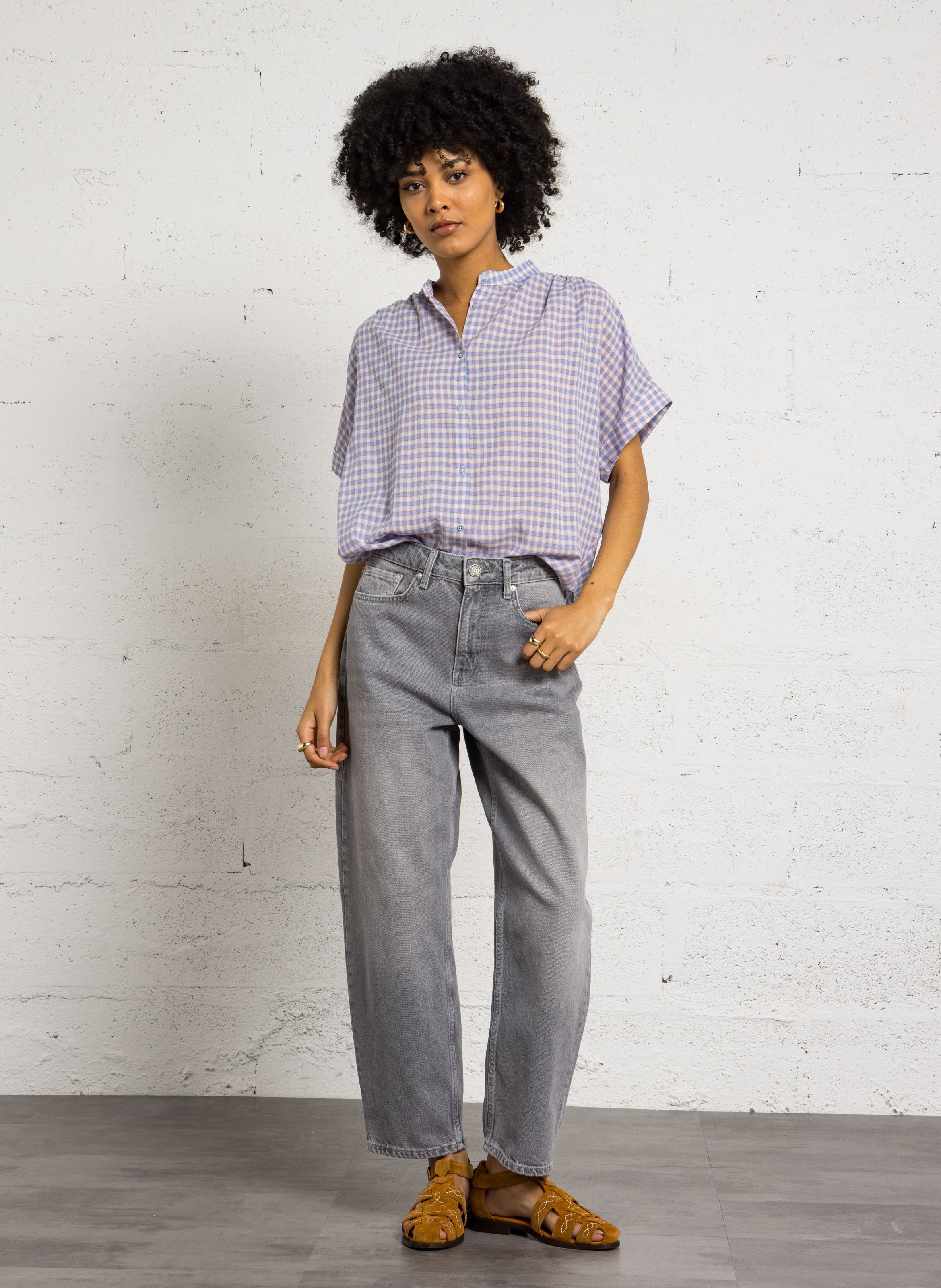 Karobluse mit Rundhalsausschnitt SACRECOEUR Mehrfarbig