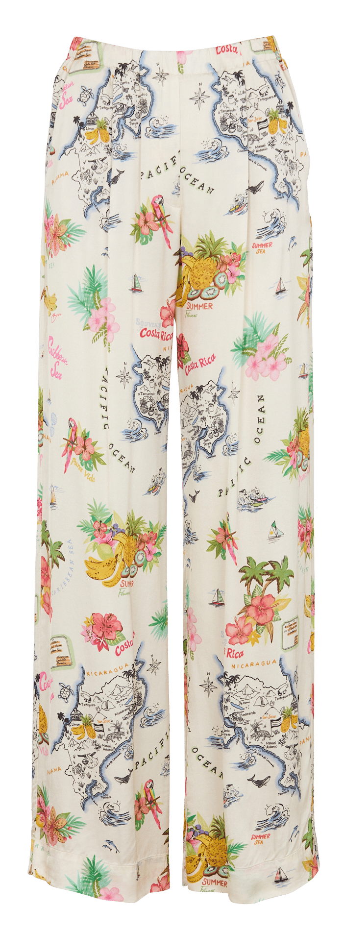 Pantalon large imprimé HARTFORD Multicolore